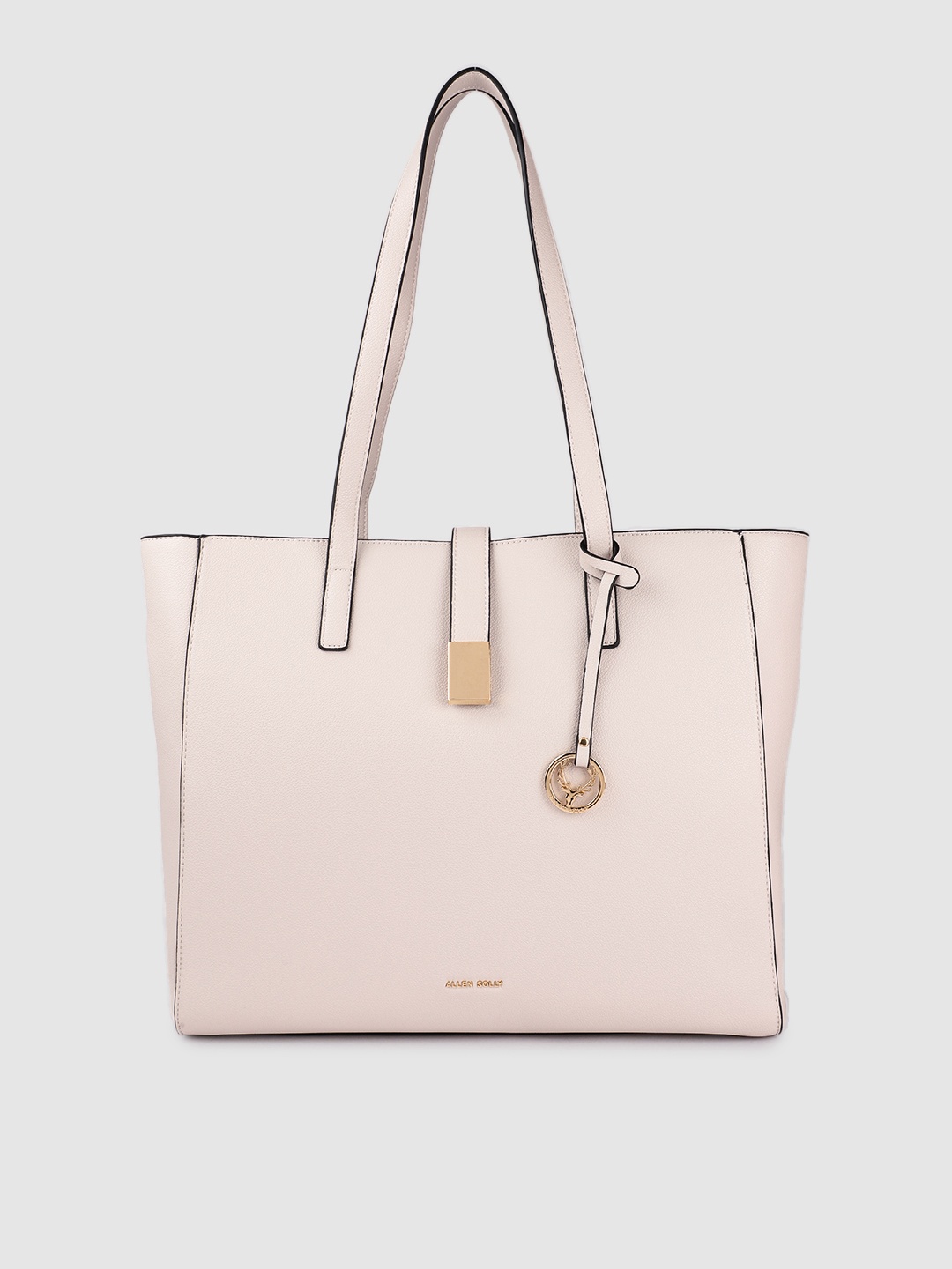 

Allen Solly Women Beige PU Structured Shoulder Bag