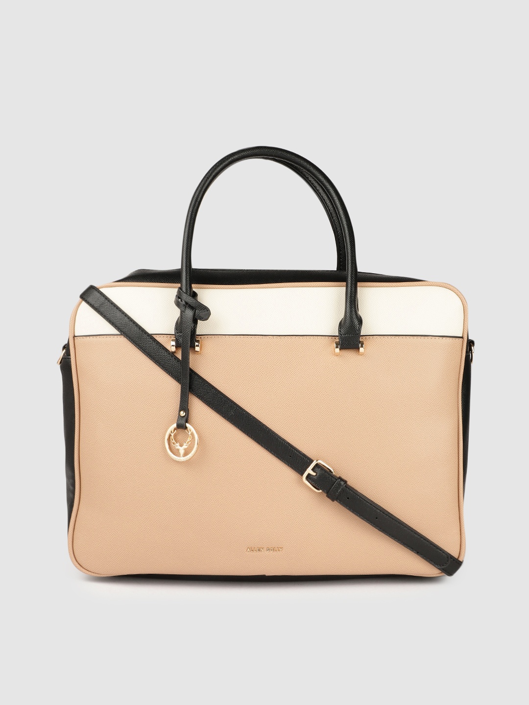 

Allen Solly Women Nude-Coloured Laptop Bag