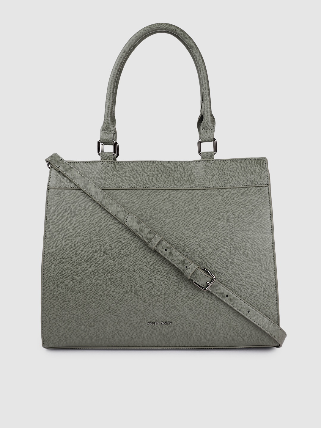 

Allen Solly Women Olive Green Structured Handheld Bag