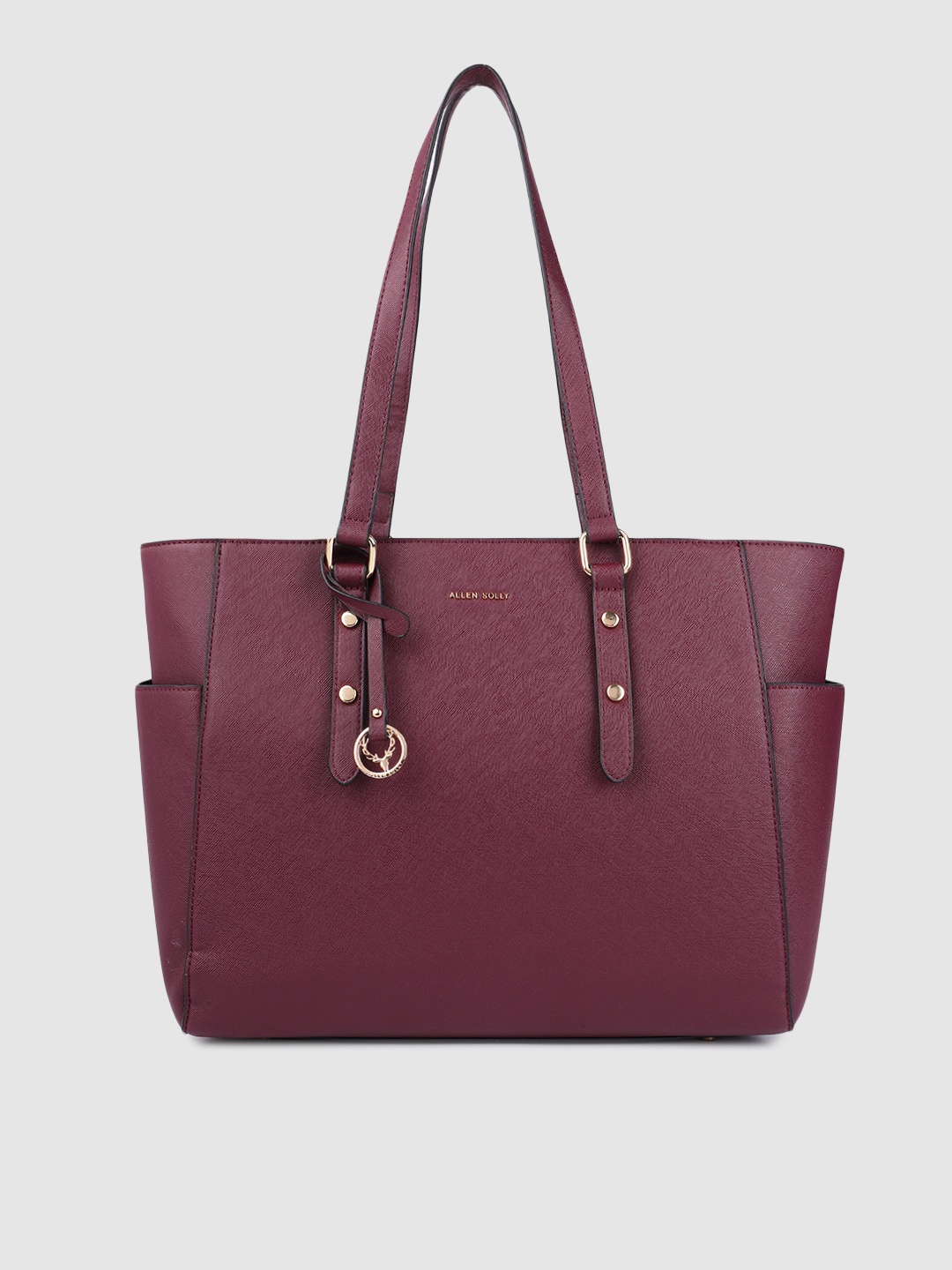 

Allen Solly Women Burgundy Structured Shoulder Bag