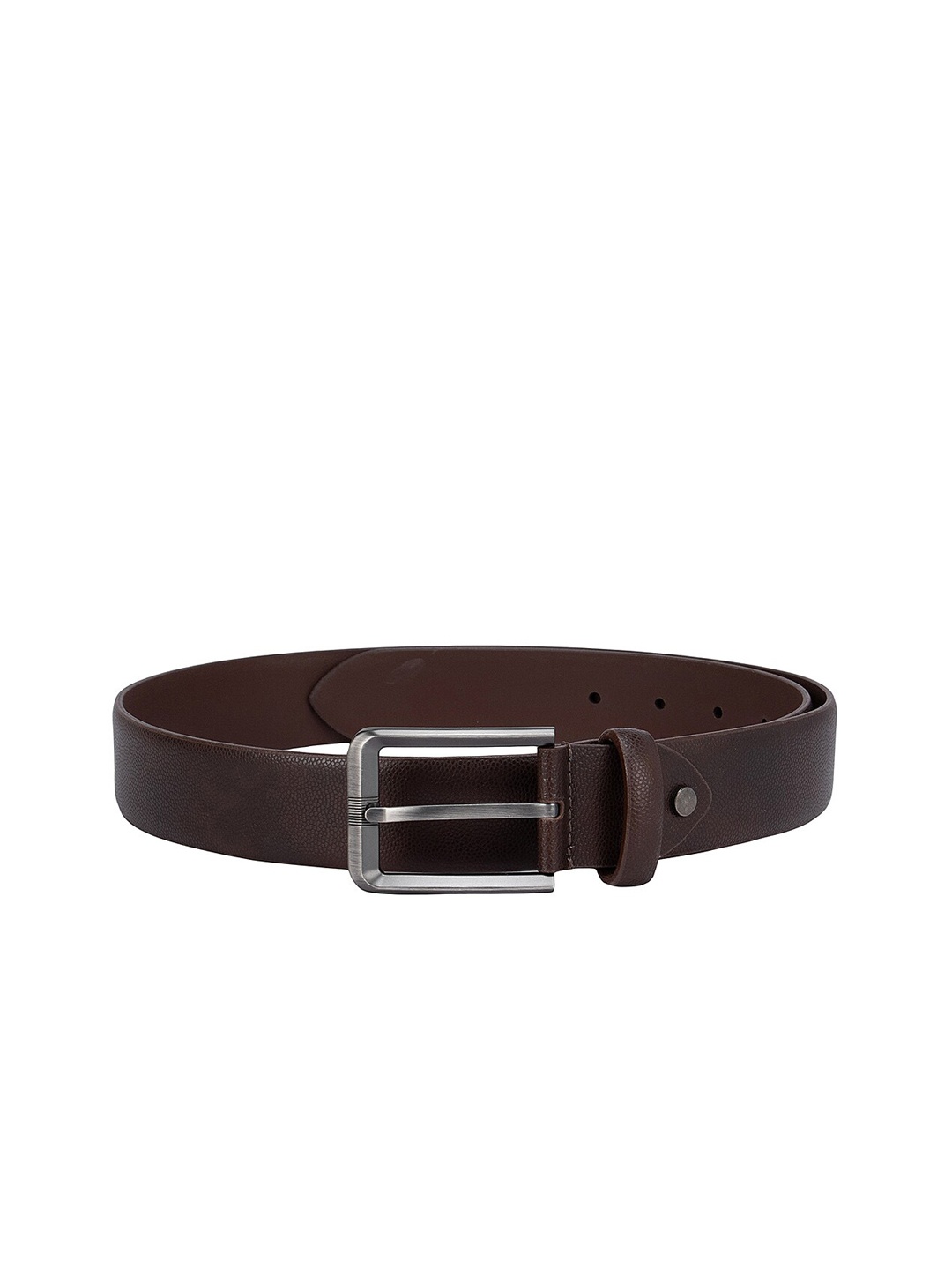 

Da Milano Men Brown Textured Leather Formal Belt