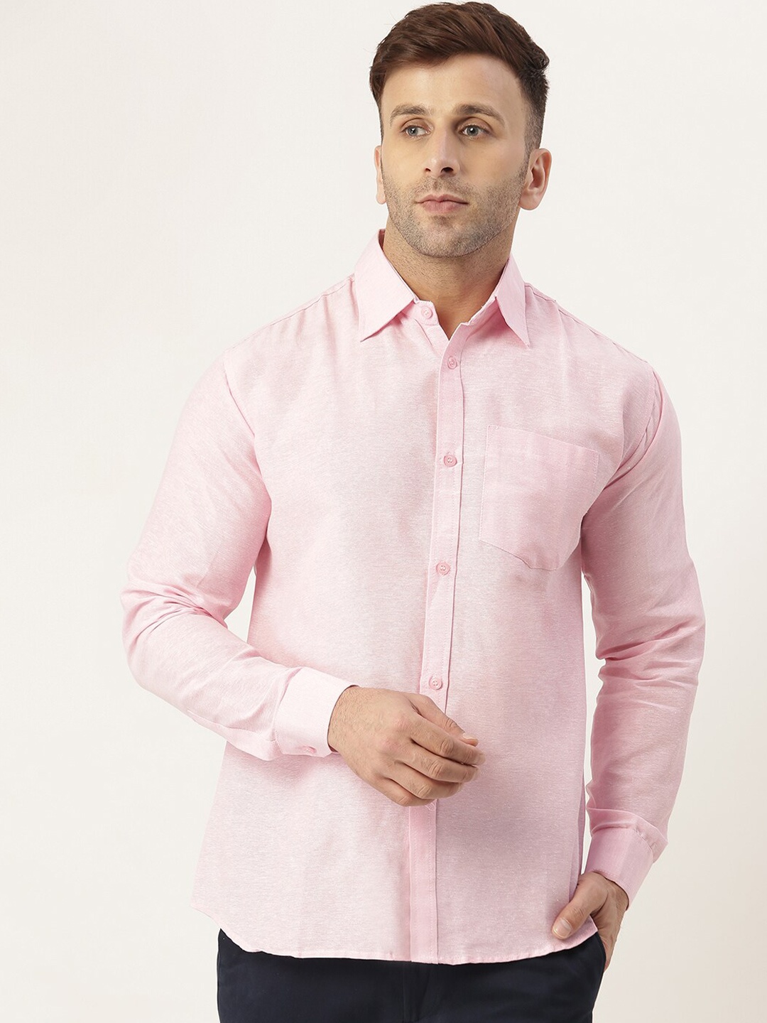 

RIAG Men Pink Formal Shirt