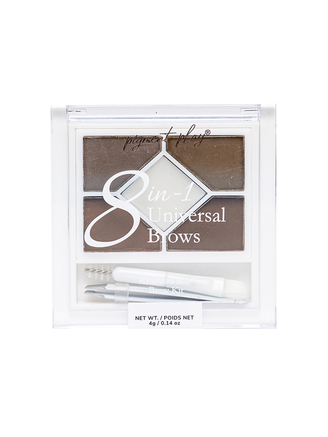 

Pigment Play Cruelty-Free 8-In-1 Universal Brows 5 Shades Eyebrow Kit - 4 g, Brown