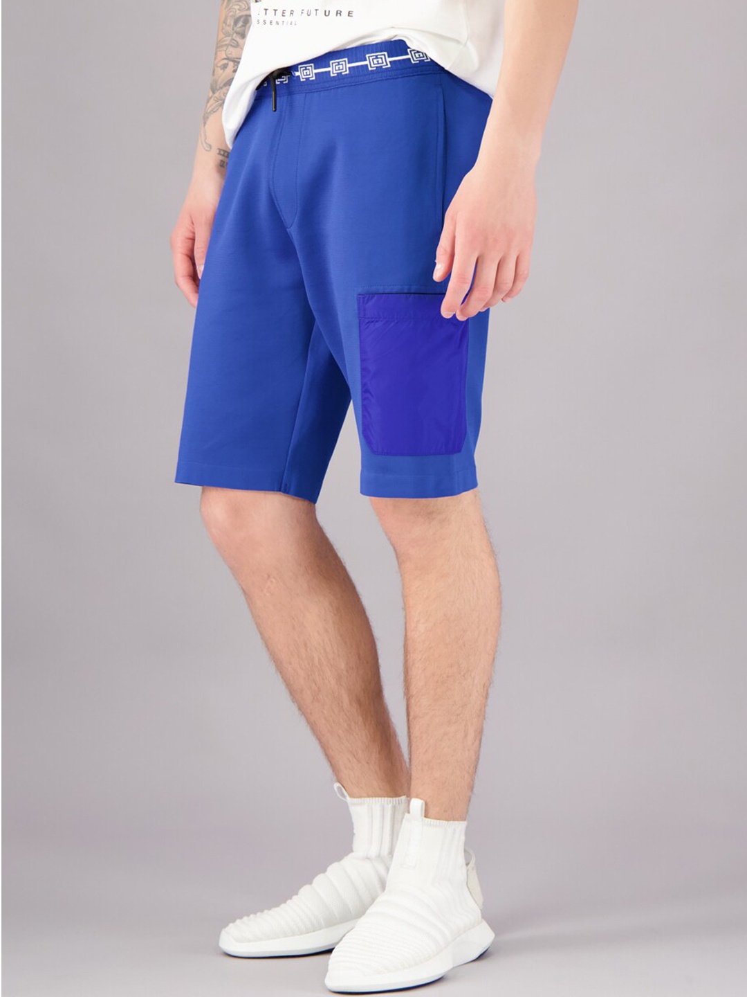 

FREESOUL Men Blue Shorts