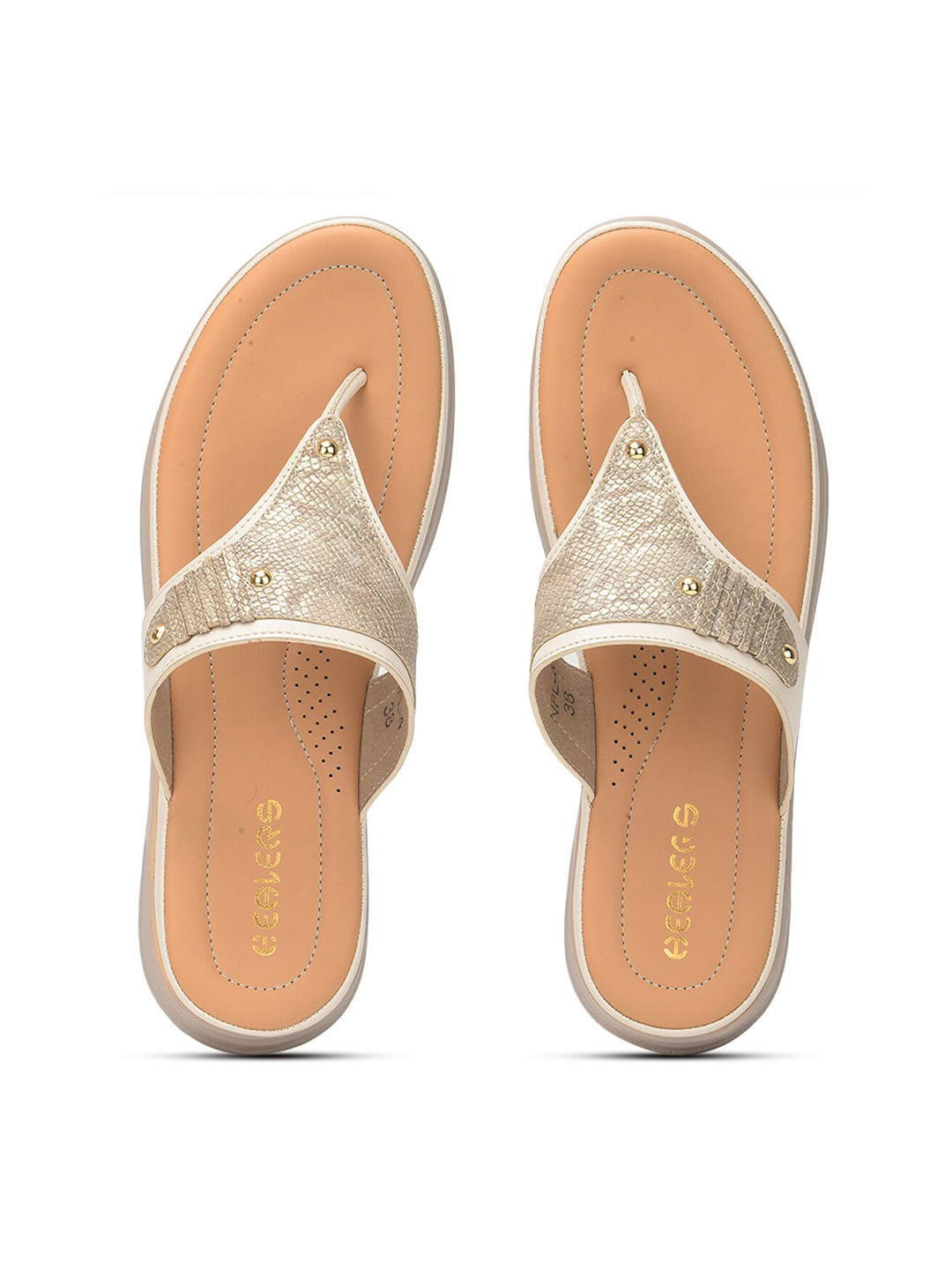 

Liberty Women Grey Solid Flip Flops