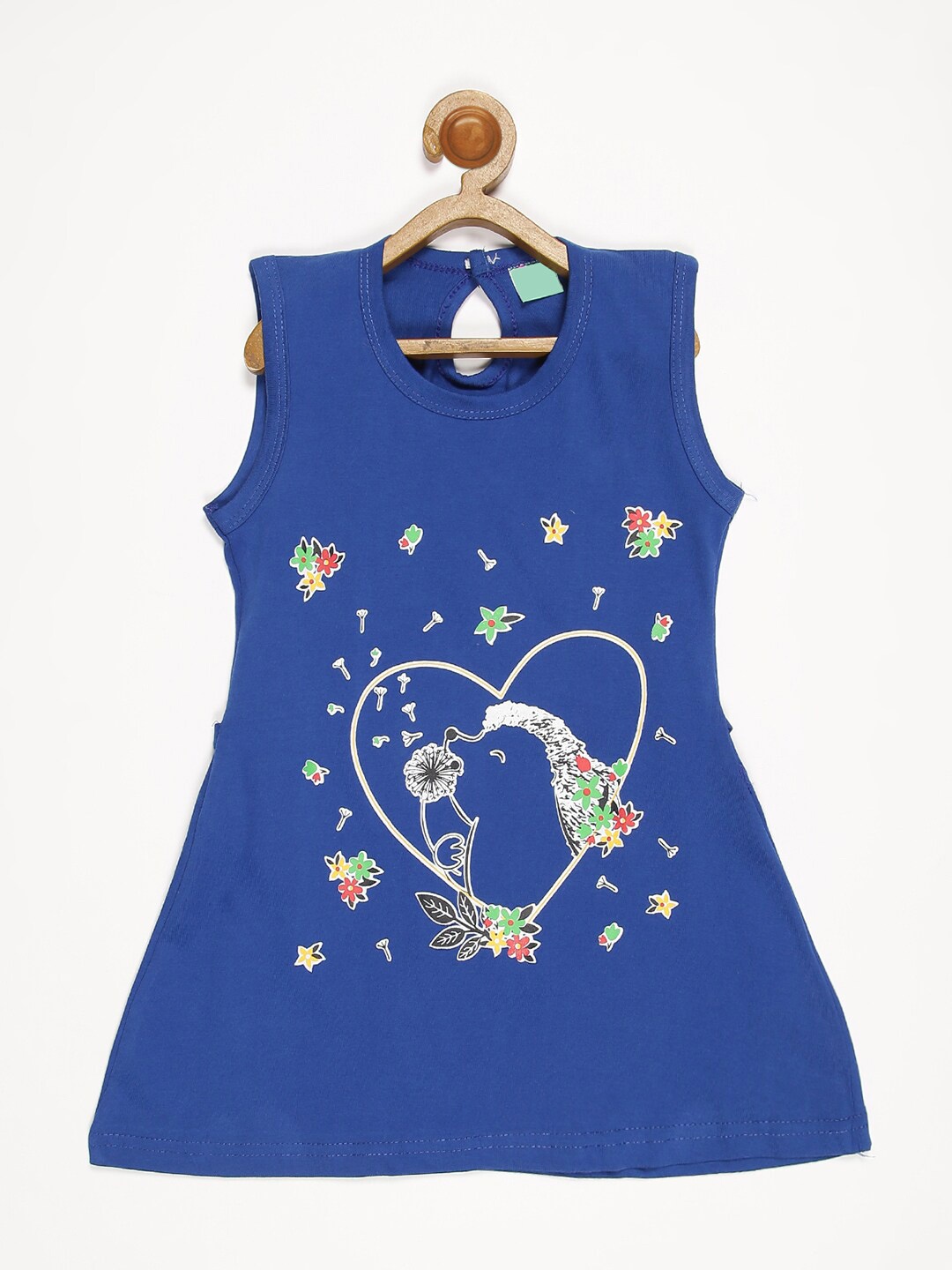 

V2 Value & Variety Blue A-Line Mini Dress
