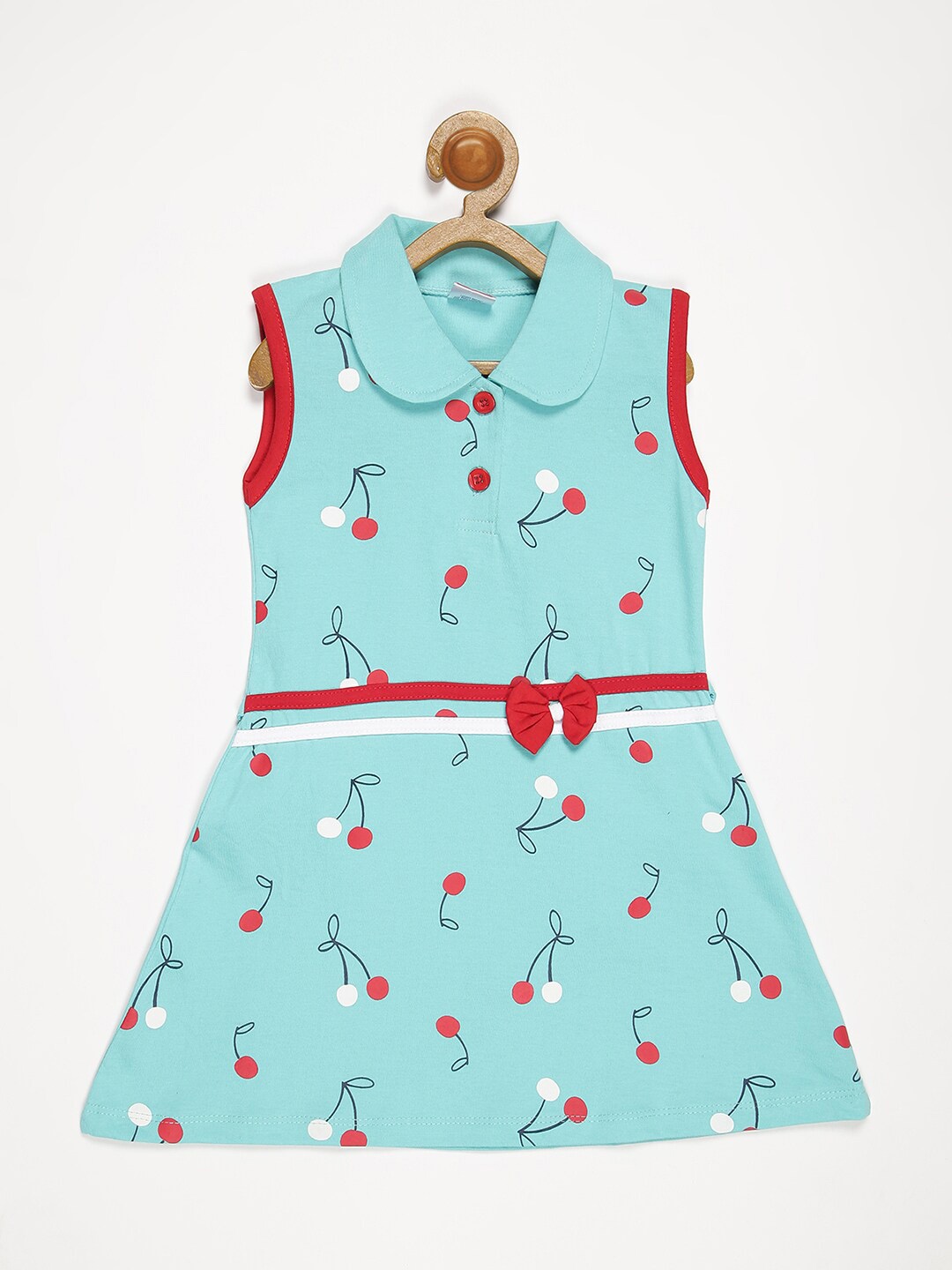 

V2 Value & Variety Kids Blue Cotton A-Line Dress