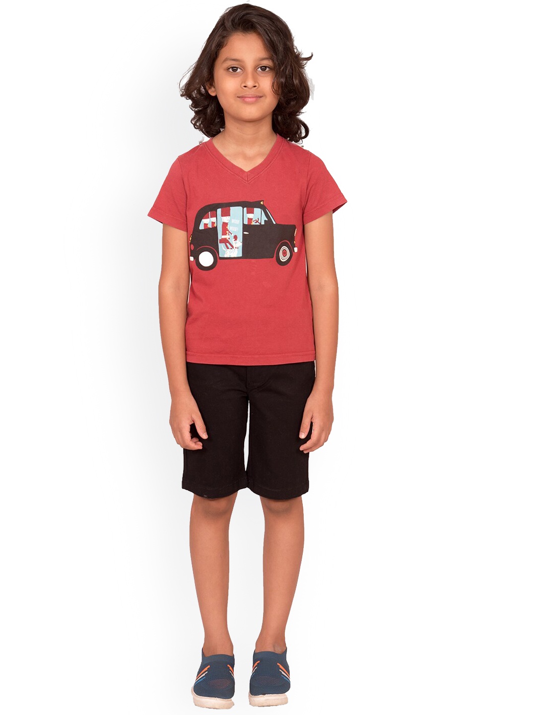 

Balista Boys Solid Black Shorts