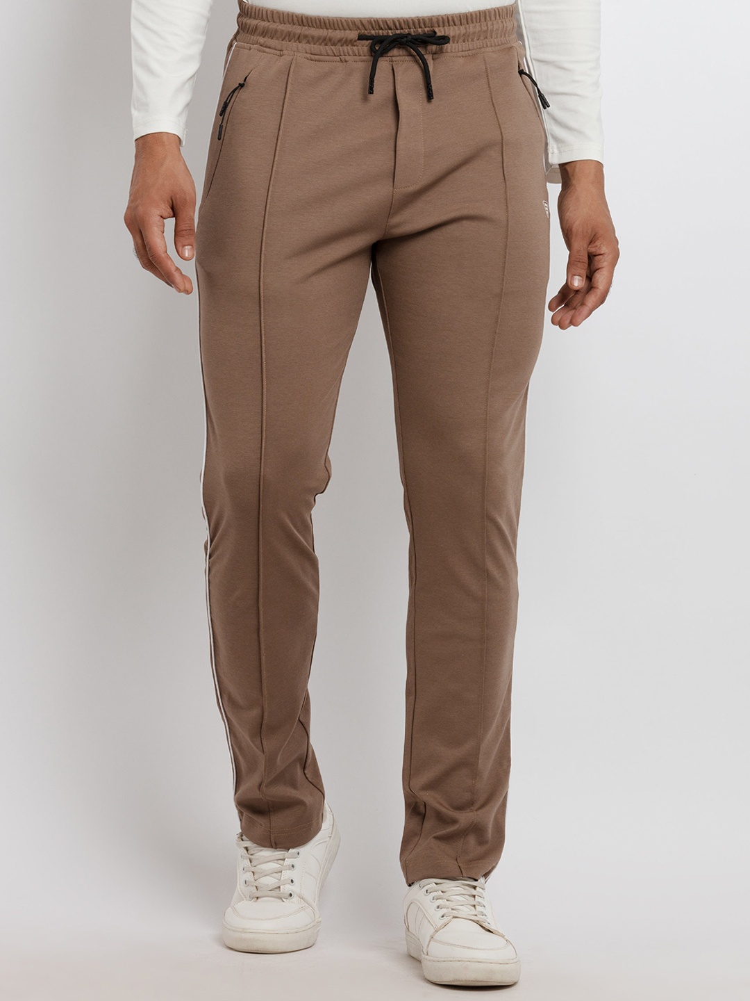 

Status Quo Men Brown Solid Track Pants
