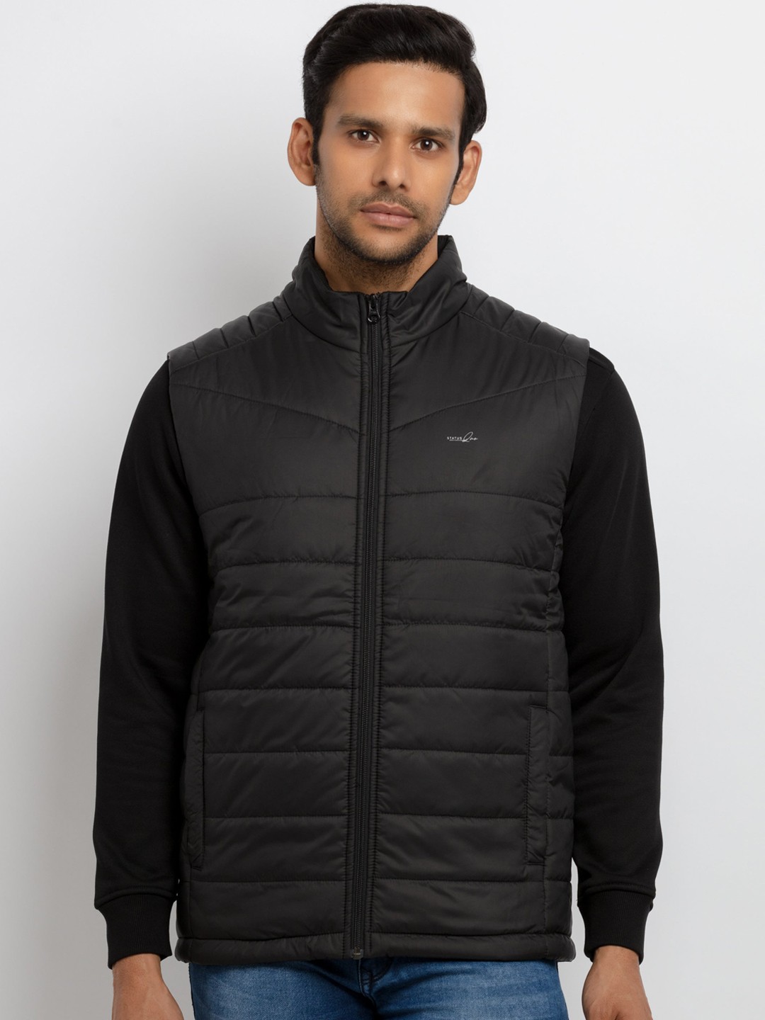 

Status Quo Men Black Padded Jacket