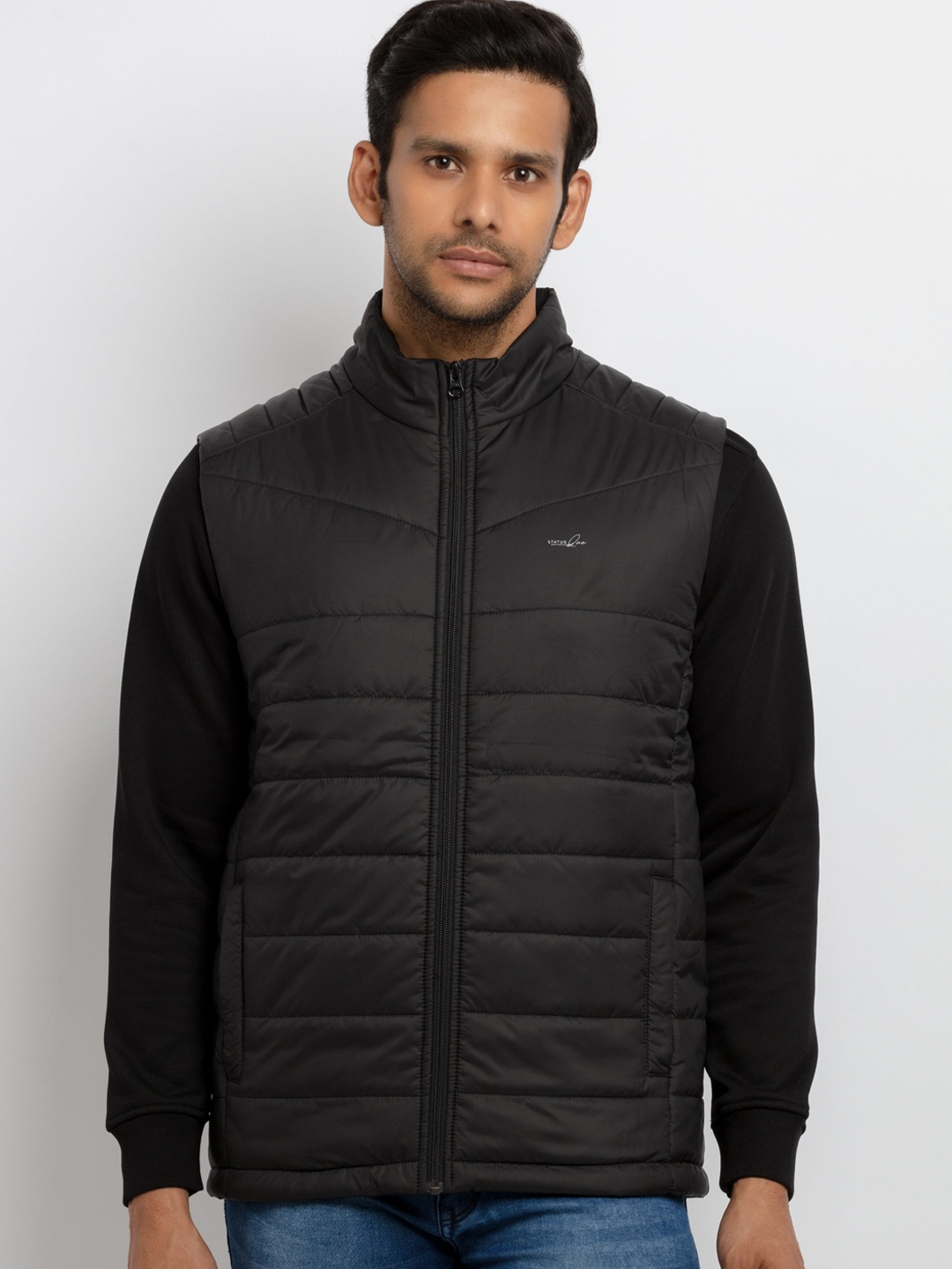 

Status Quo Men Black Padded Jacket
