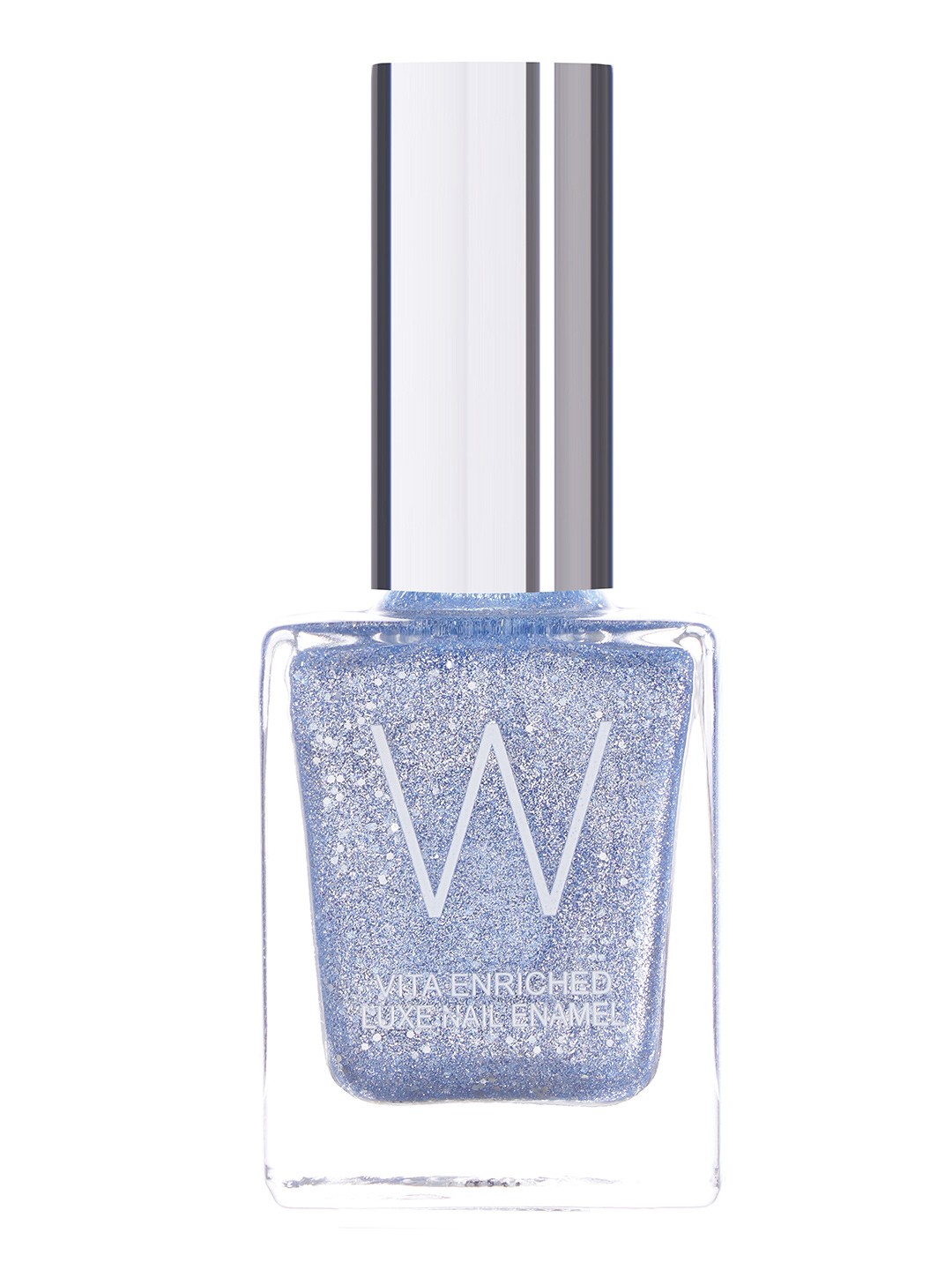 

W Vita Enriched Luxe Glitter Nail Enamel 10 ml - Heaven, Blue