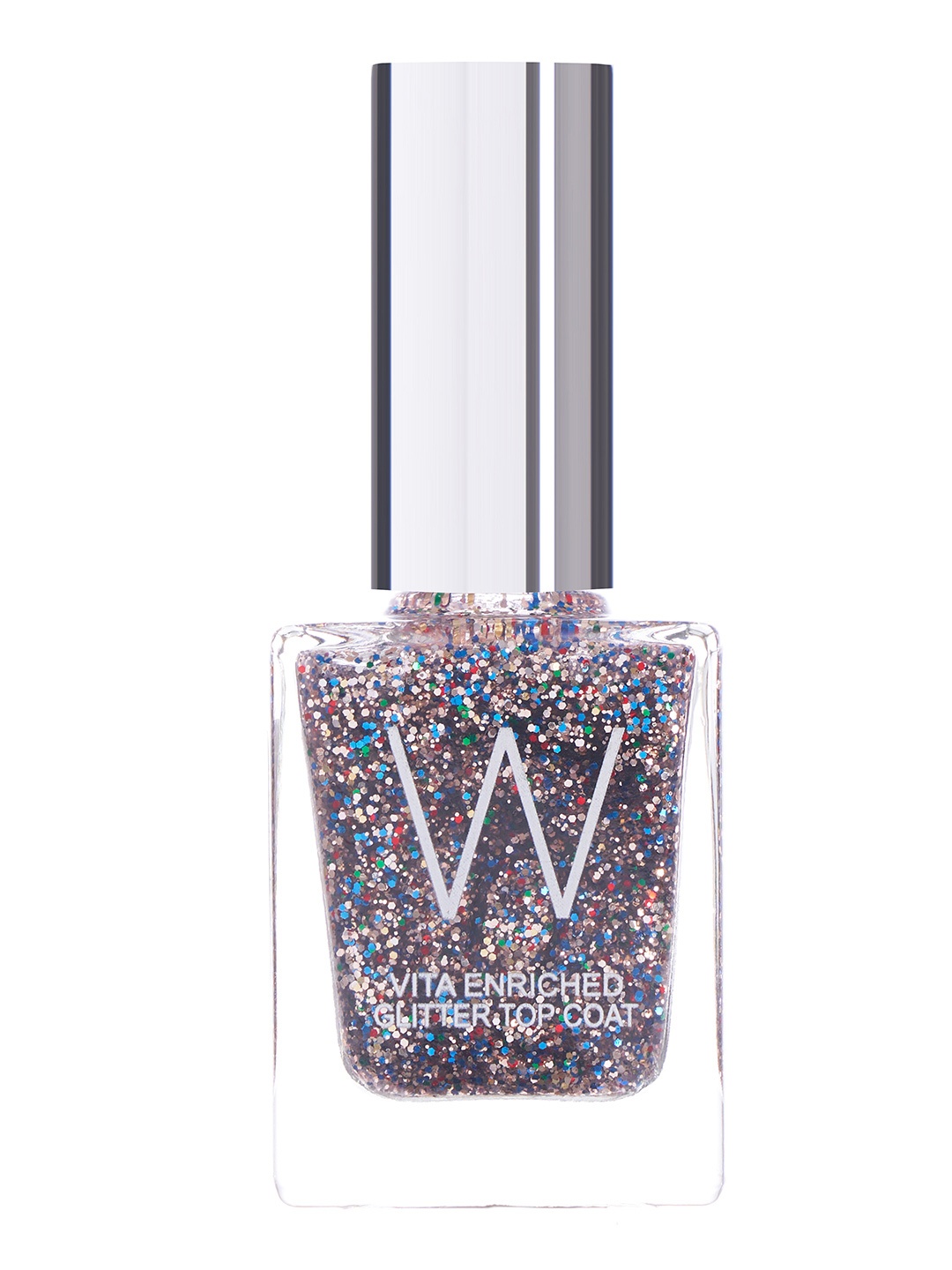 

W Cruelty-Free & Vegan Long-Lasting Vita Enriched Nail Enamel 10 ml - Disco, Blue