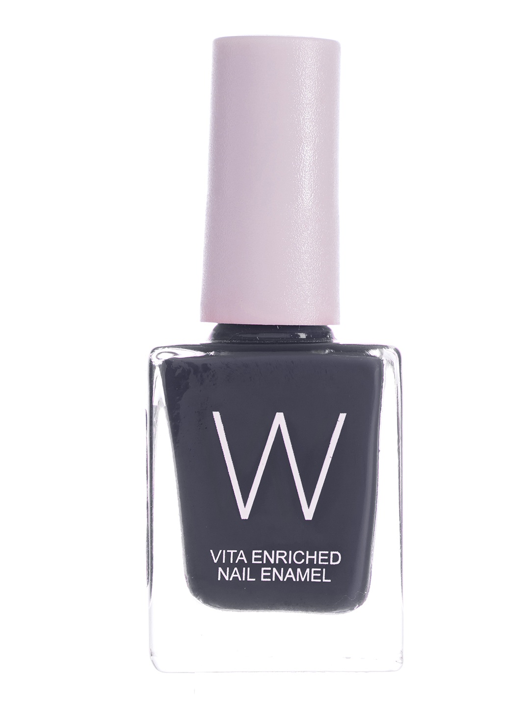 

W Vita Enriched Vegan Quick-Dry Luxe Nail Enamel 10ml - Blackout, Black