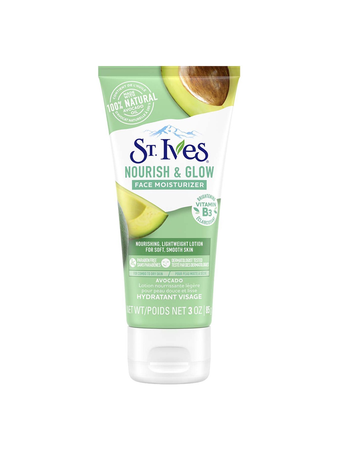 

St. Ives Nourish & Glow Avocado Hydrating Face Moisturizer - 85g, Green