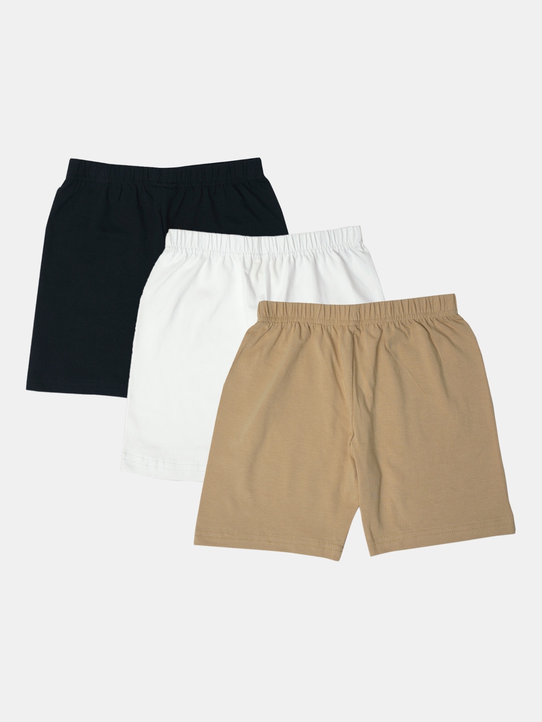 

Punkster Black, White & Nude Girls Black Skinny Fit Innerwear Shorts