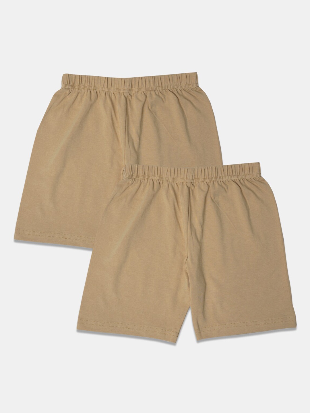 

Punkster Girls Nude-Coloured Pack Of 2 Skinny Fit Innerwear Shorts