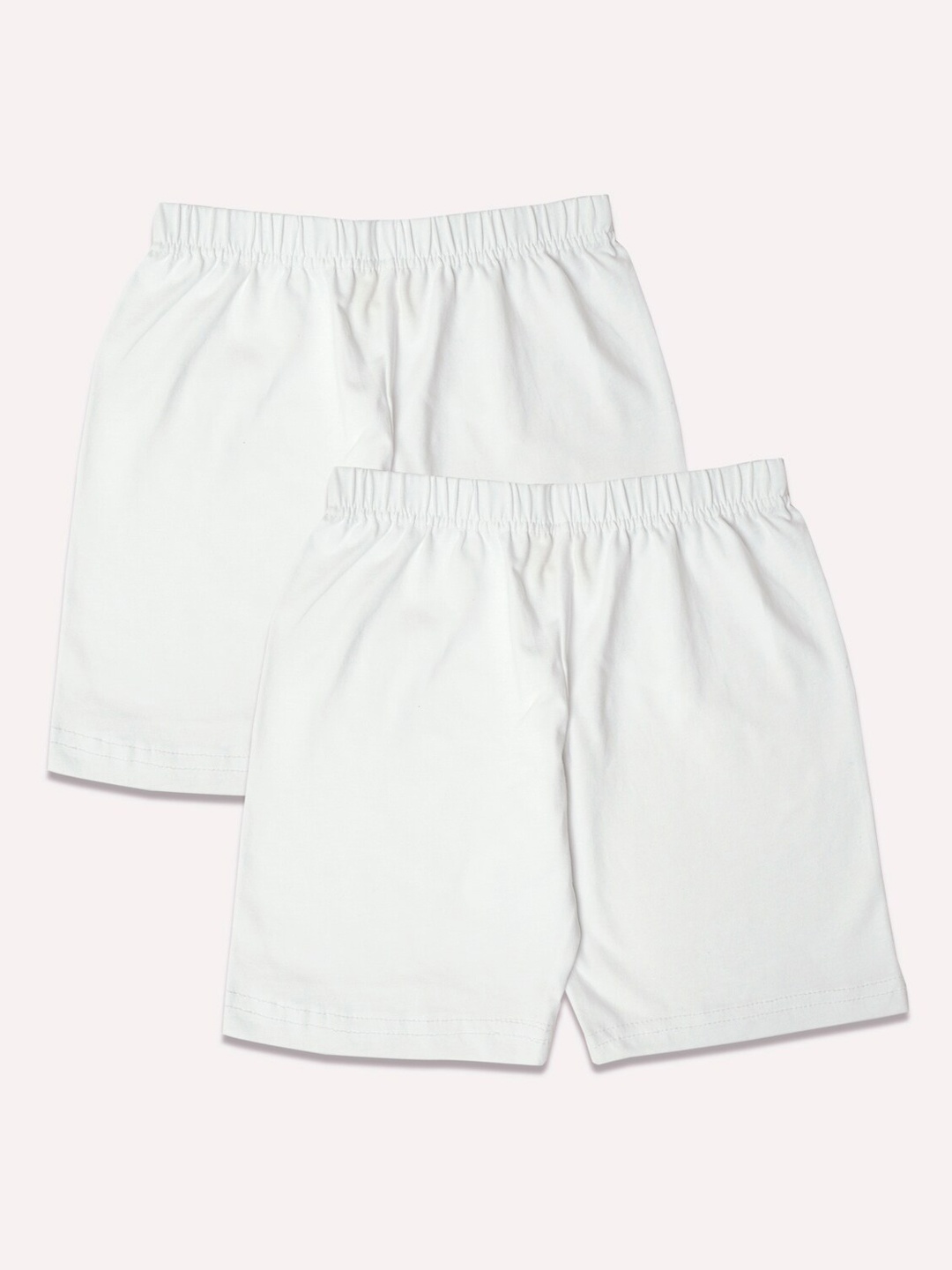 

Punkster Girls Pack Of 2 White Skinny Fit Innerwear Shorts