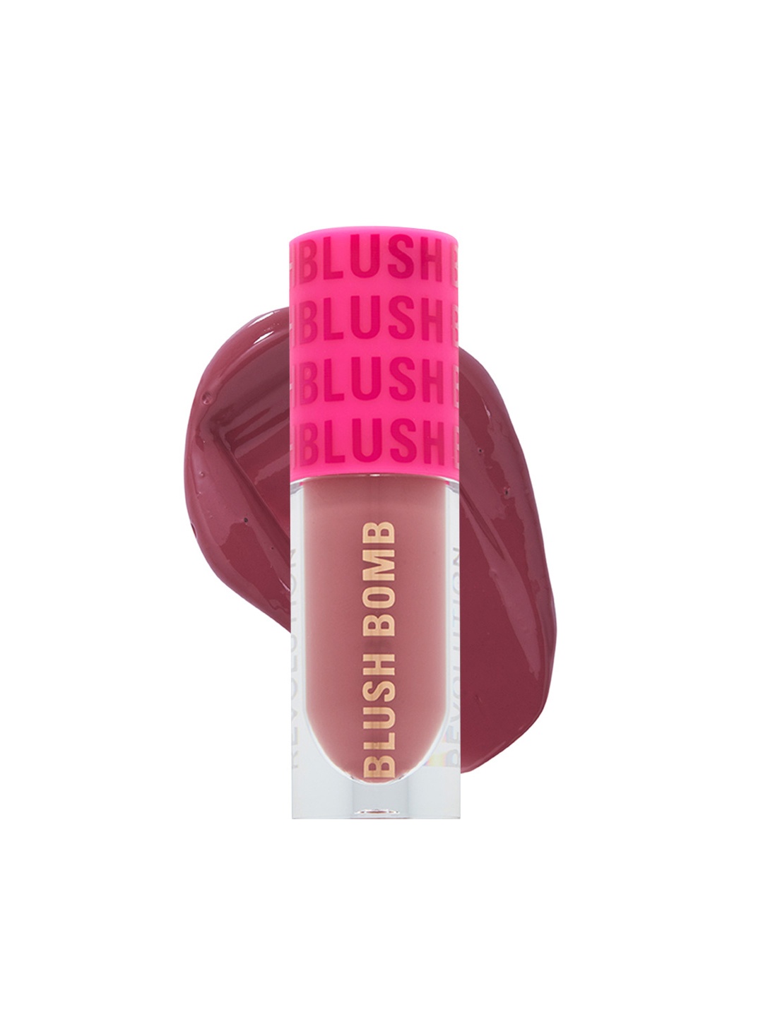 

Makeup Revolution London Blush Bomb Cream Blusher 4.6 ml - Rose Lust, Brown