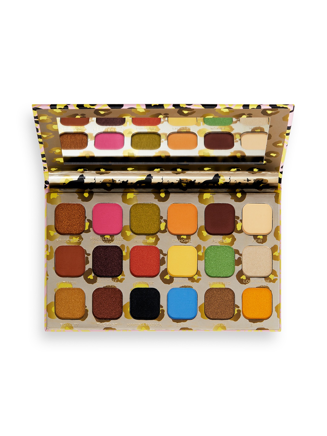 

Makeup Revolution London x The Lion King Vegan 18 Shades Eyeshadow Palette - Hakuna Matata, Multi