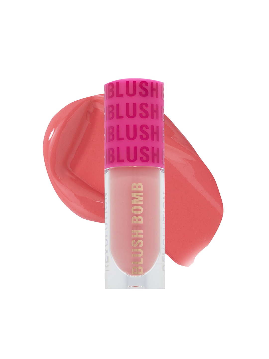 

Makeup Revolution London Blush Bomb Cream Blusher with Vitamin E 4.6 ml - Dolly Rose, Pink