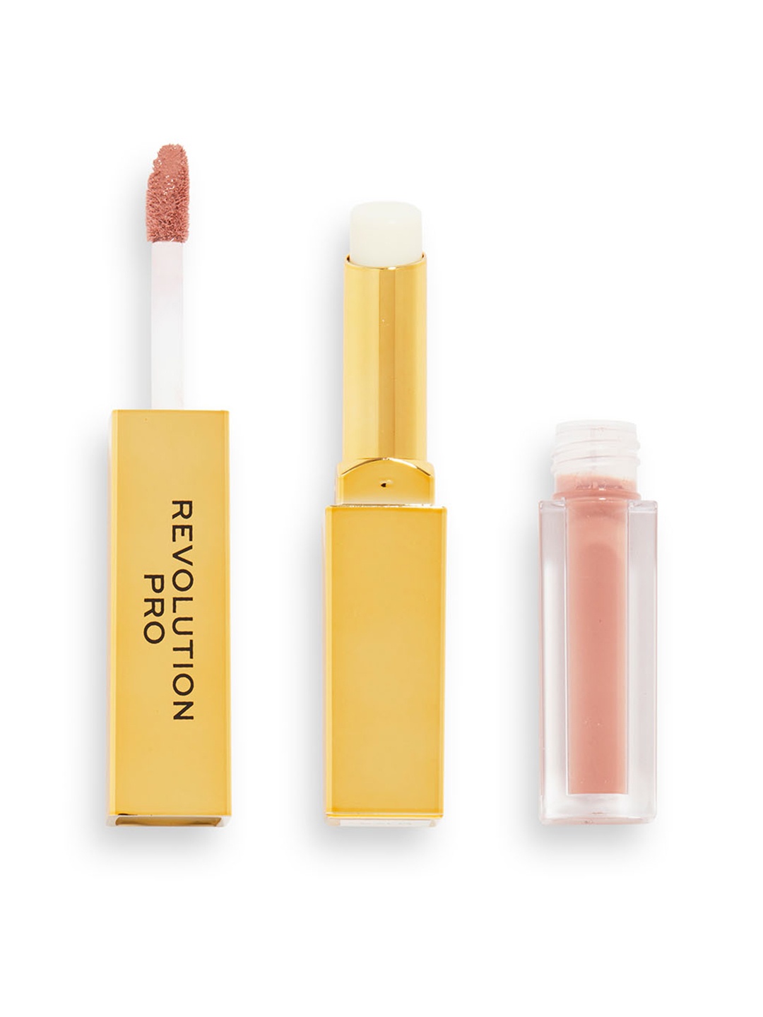 

Makeup Revolution London Pro Supreme Stay 24h Lip Duo Lipstick 1.5 g - Cashmere, Pink