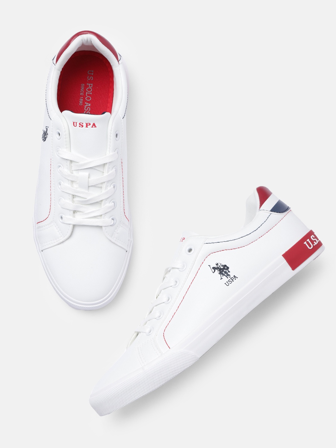

U.S. Polo Assn. Men Rojas Sneakers, White