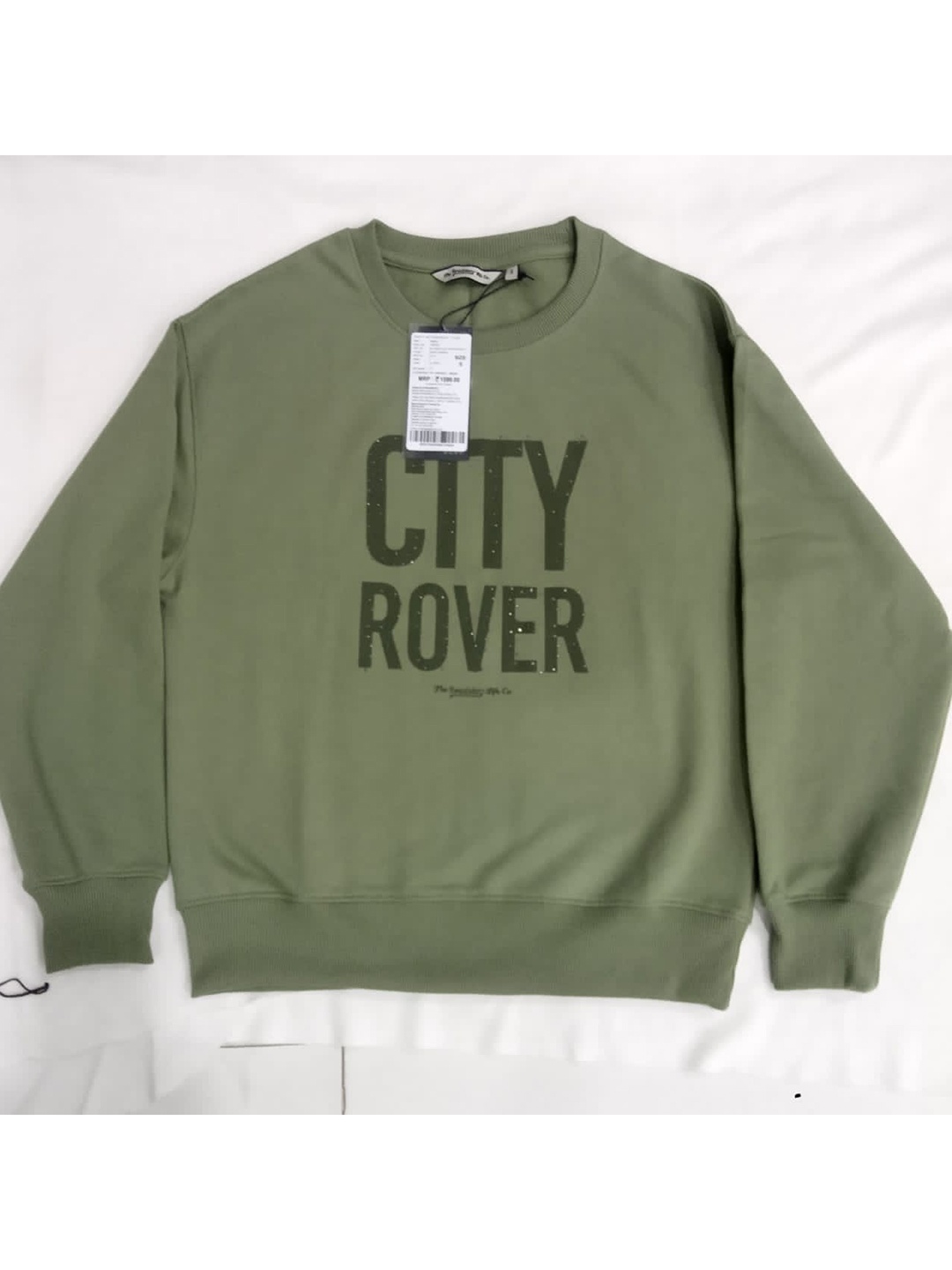 

Roadster Women Green Printed Sweatshirt