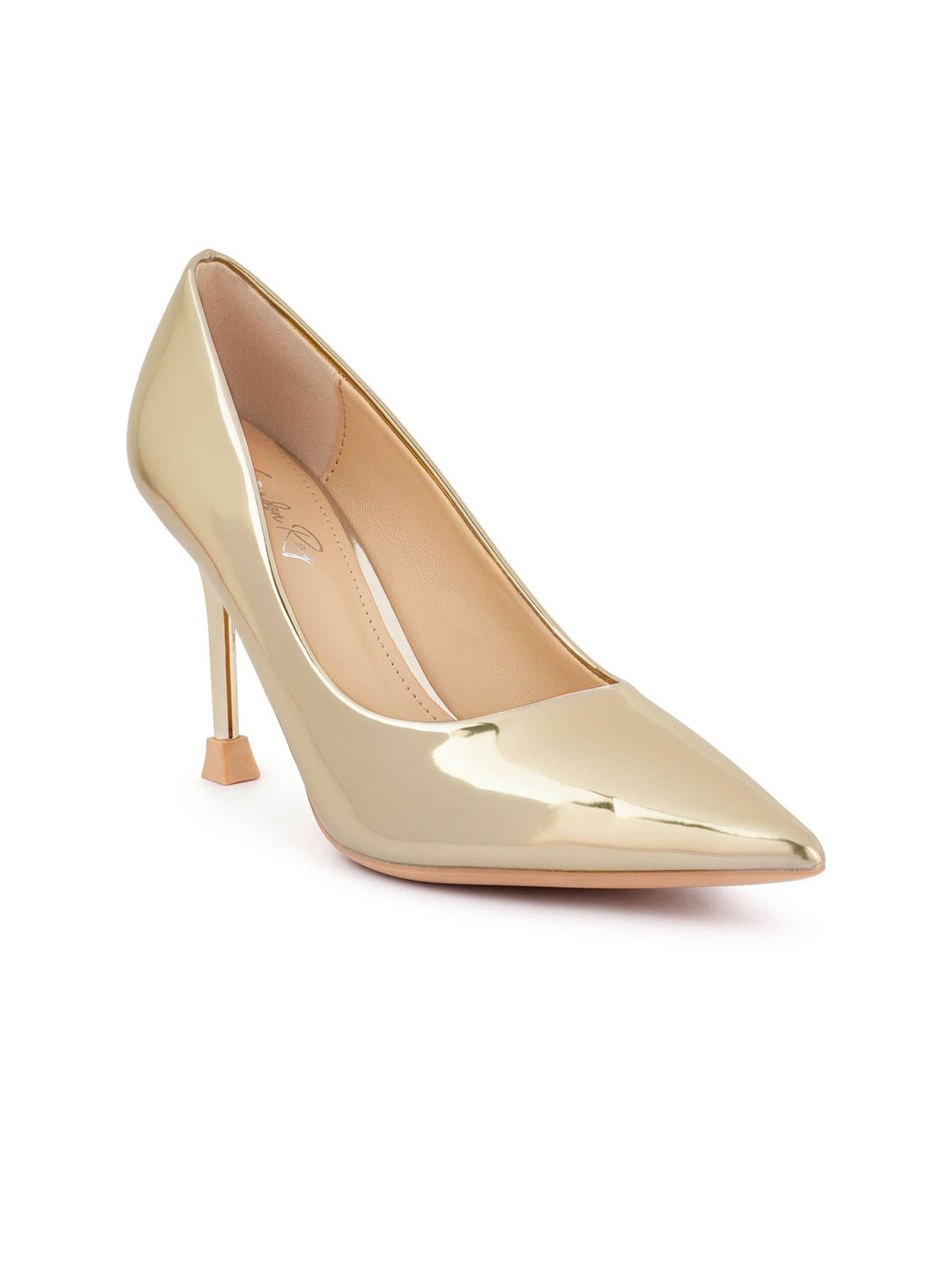 

London Rag Gold-Toned PU Party Pumps