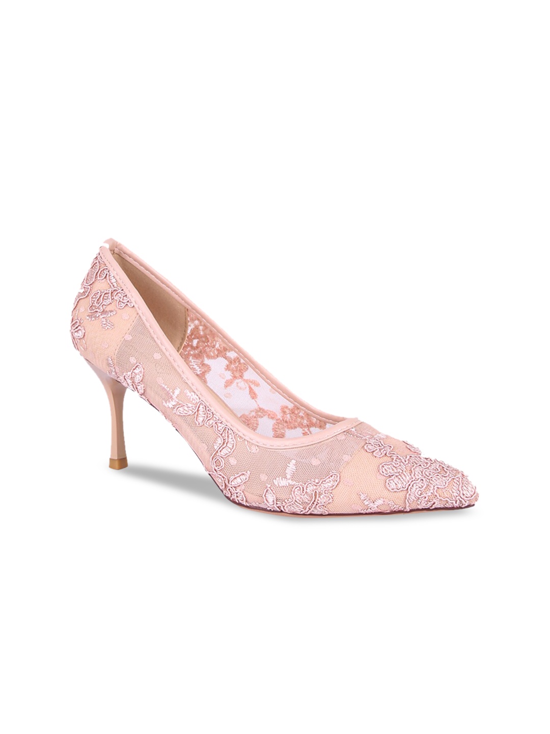 

London Rag Women Pink Embellished Party Pumps