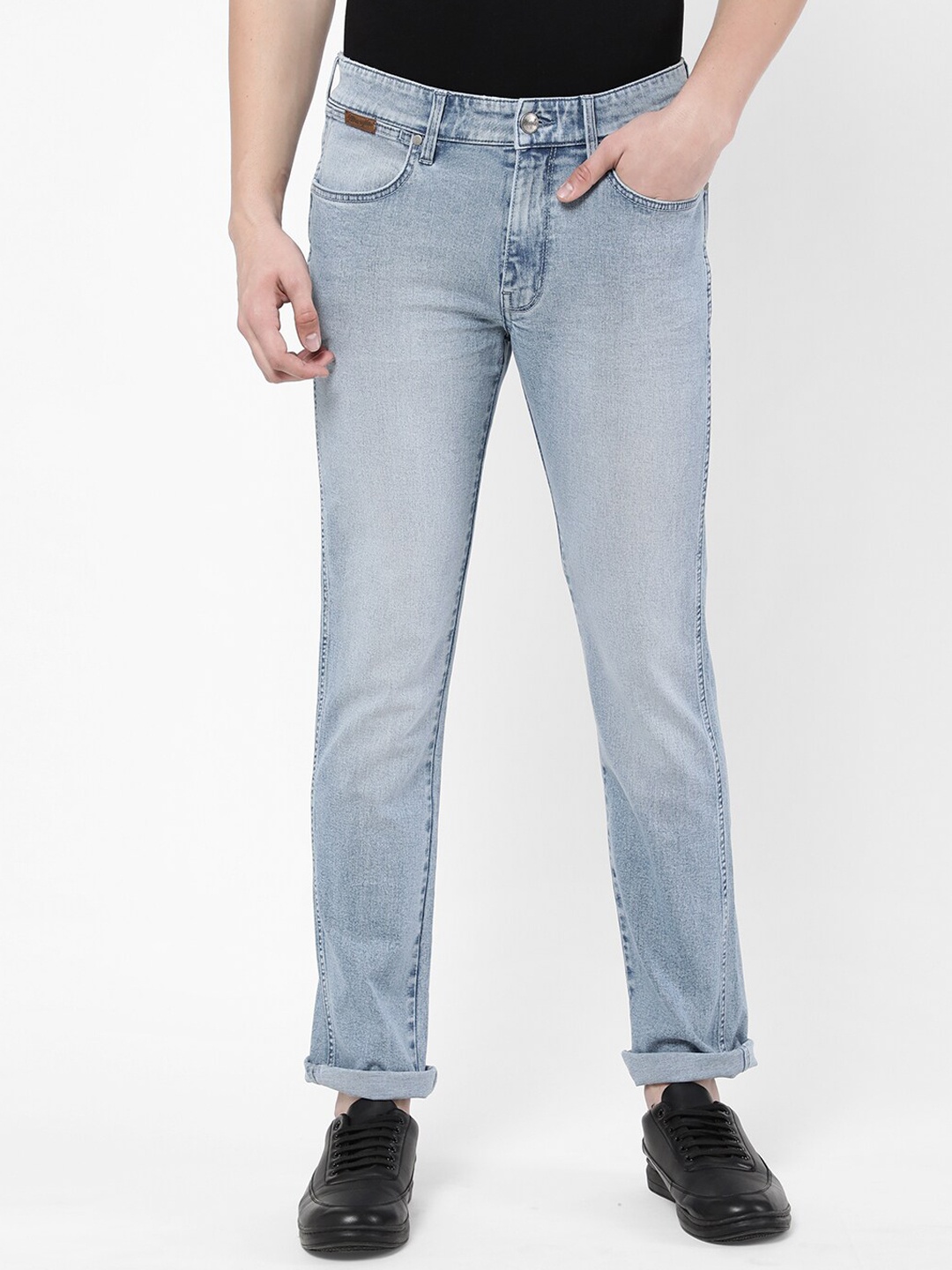 

Wrangler Men Blue Slim Fit Heavy Fade Stretchable Jeans