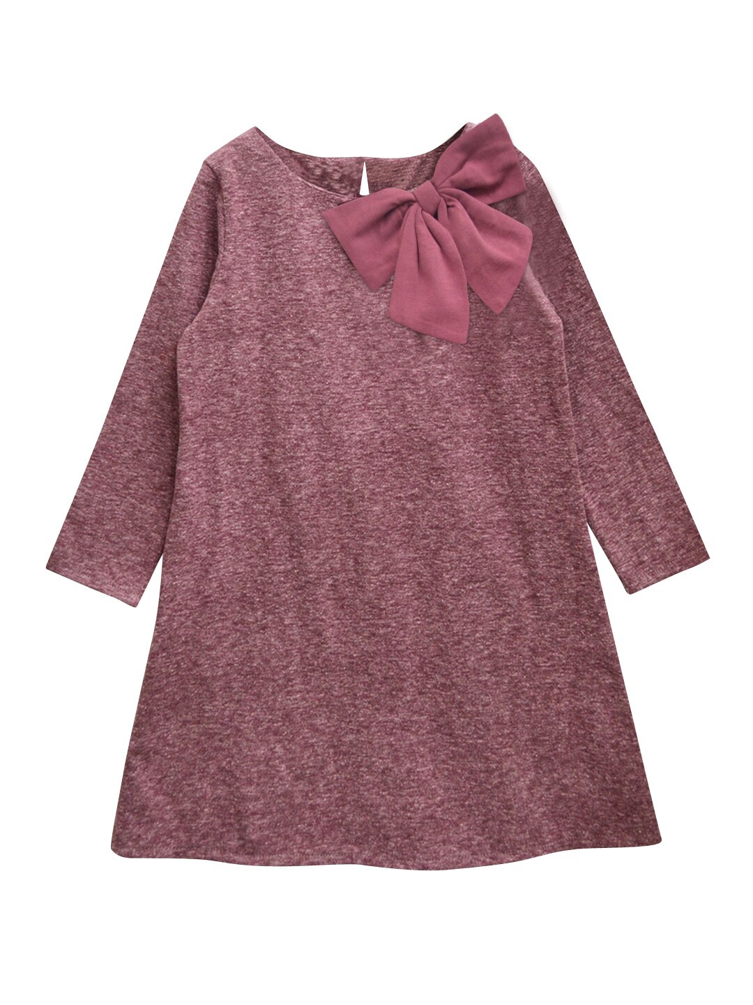 

A T U N Burgundy Girls A-Line Dress