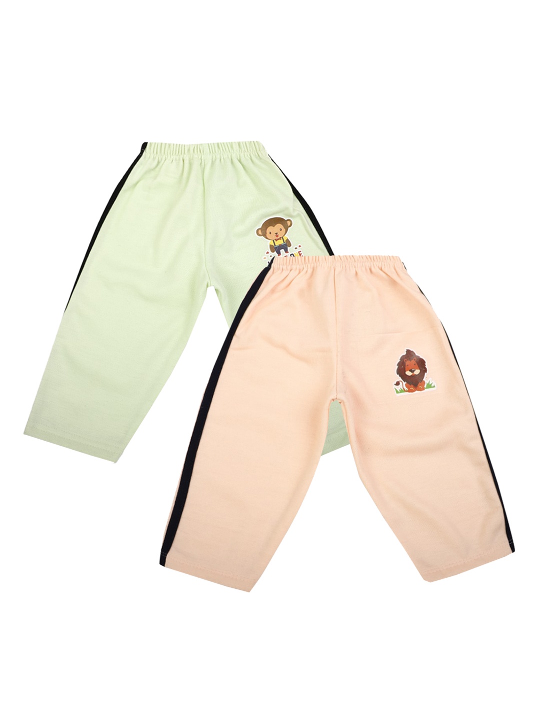 

V-Mart Infant Kids Set of 2 Printed Lounge Pants, Green