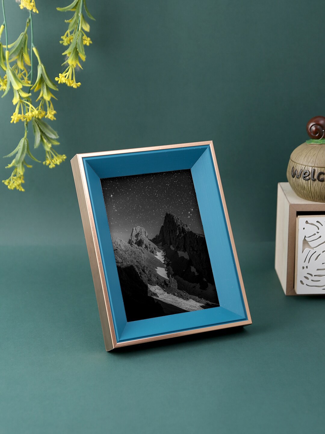 

House Of Accessories Green Solid Photo Frame