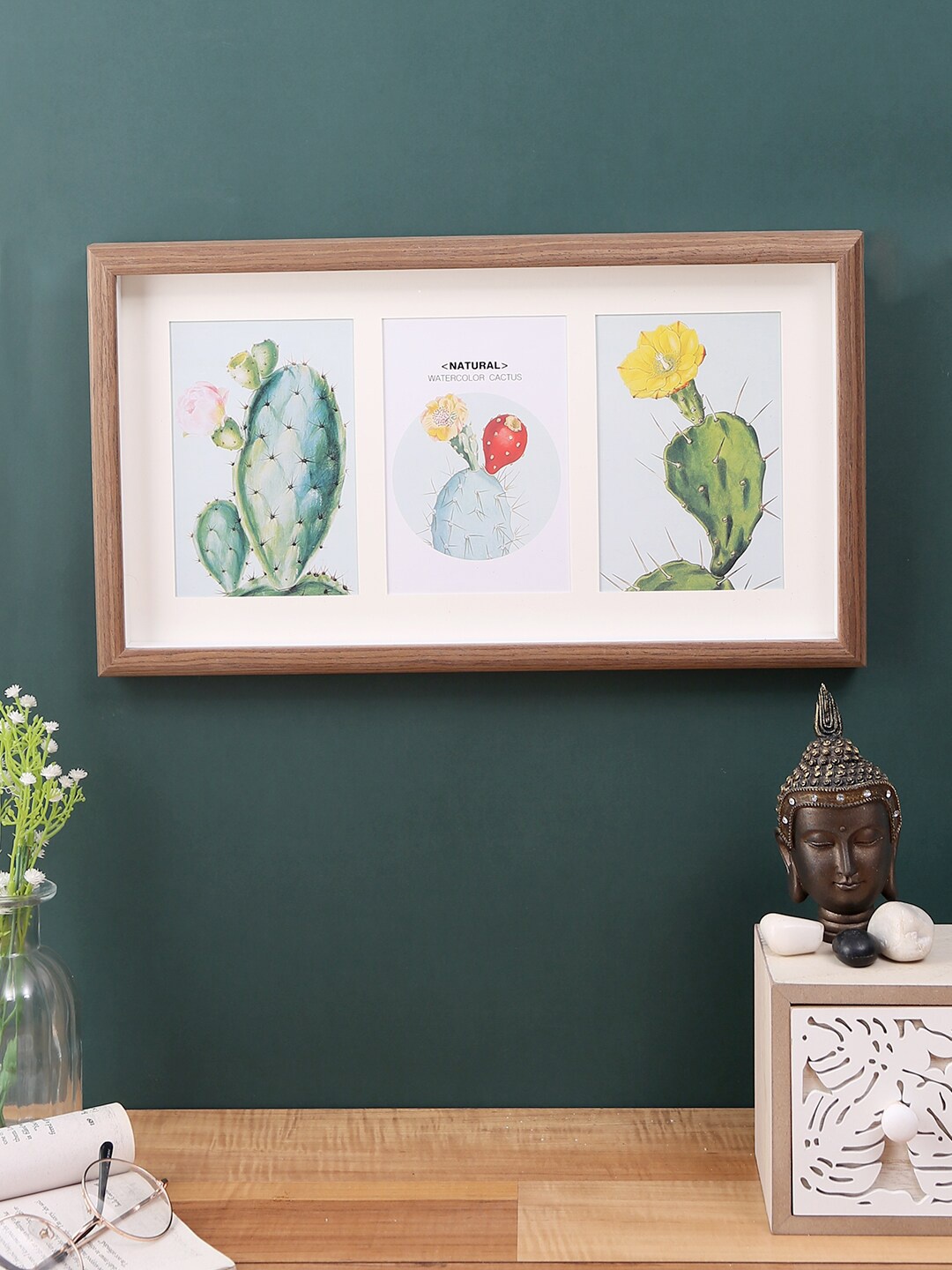 

House Of Accessories Brown Solid Wall Photo Frames