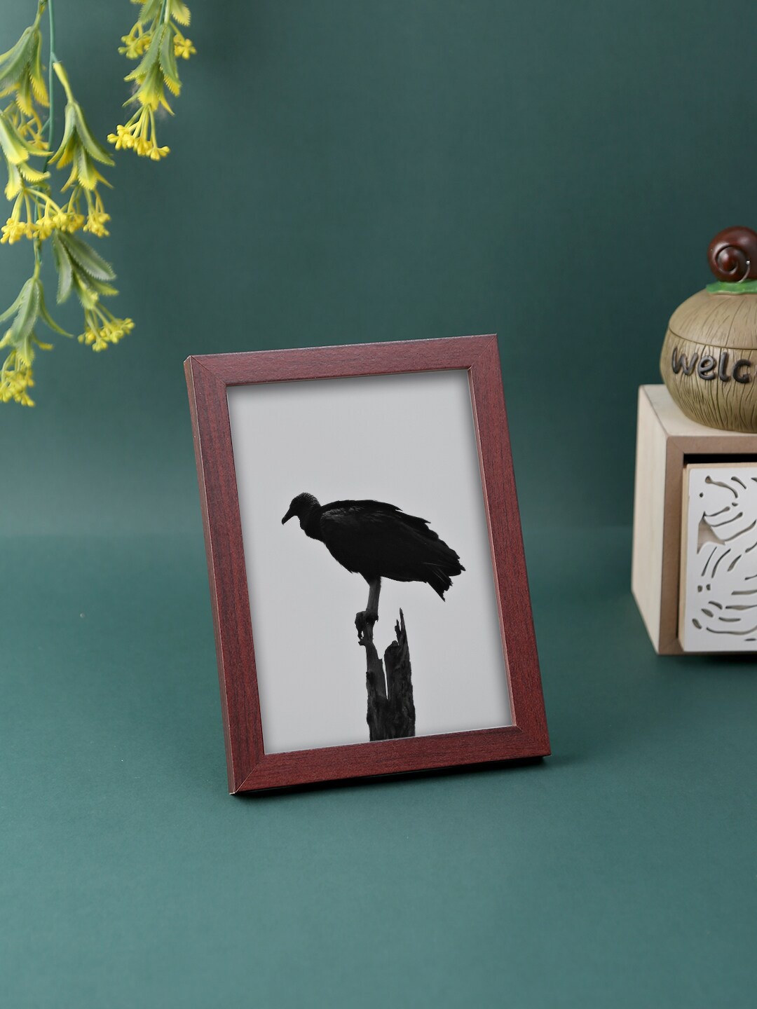 

House Of Accessories Brown Solid Photo Frame