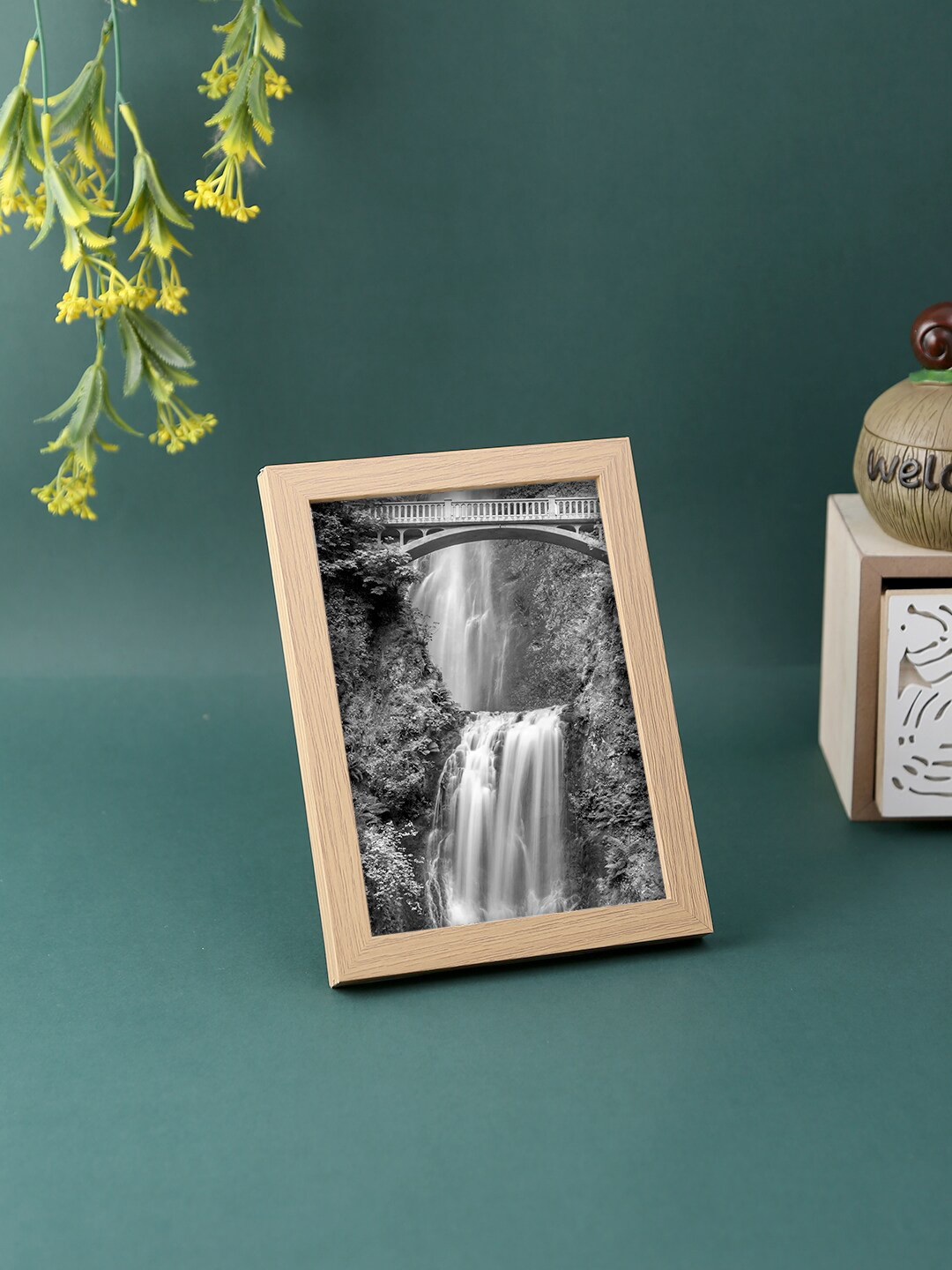 

House Of Accessories Brown Solid Photo Frame