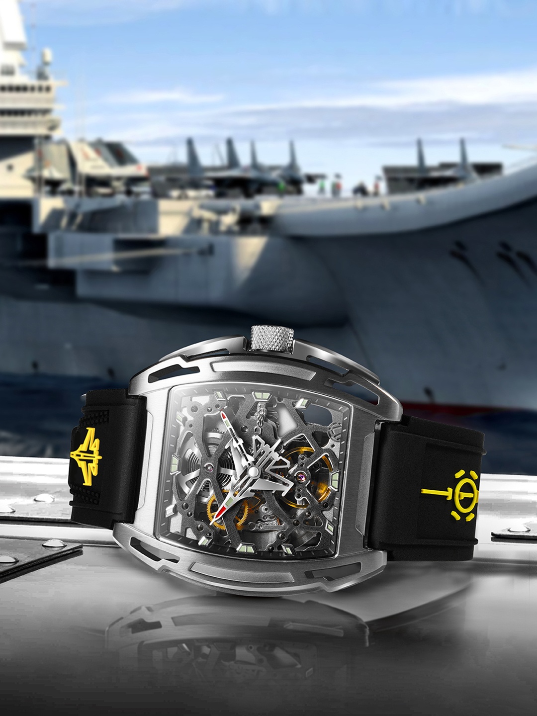 

CIGA Design Aircraft Carrier Automatic Watch - Z061-IPTI-W5BK, Grey