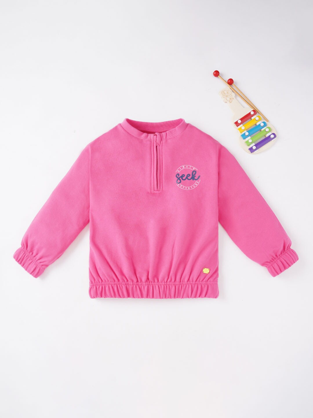 

Ed-a-Mamma Girls Pink Sweatshirt