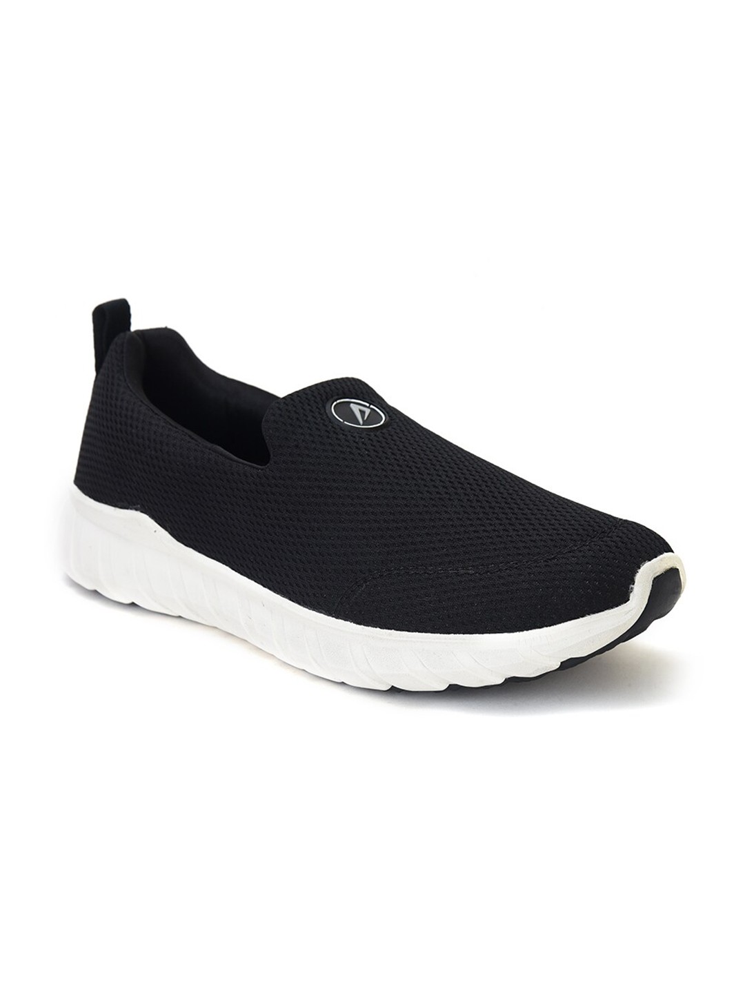 

IMPAKTO Men Black Mesh Running Non-Marking Shoes