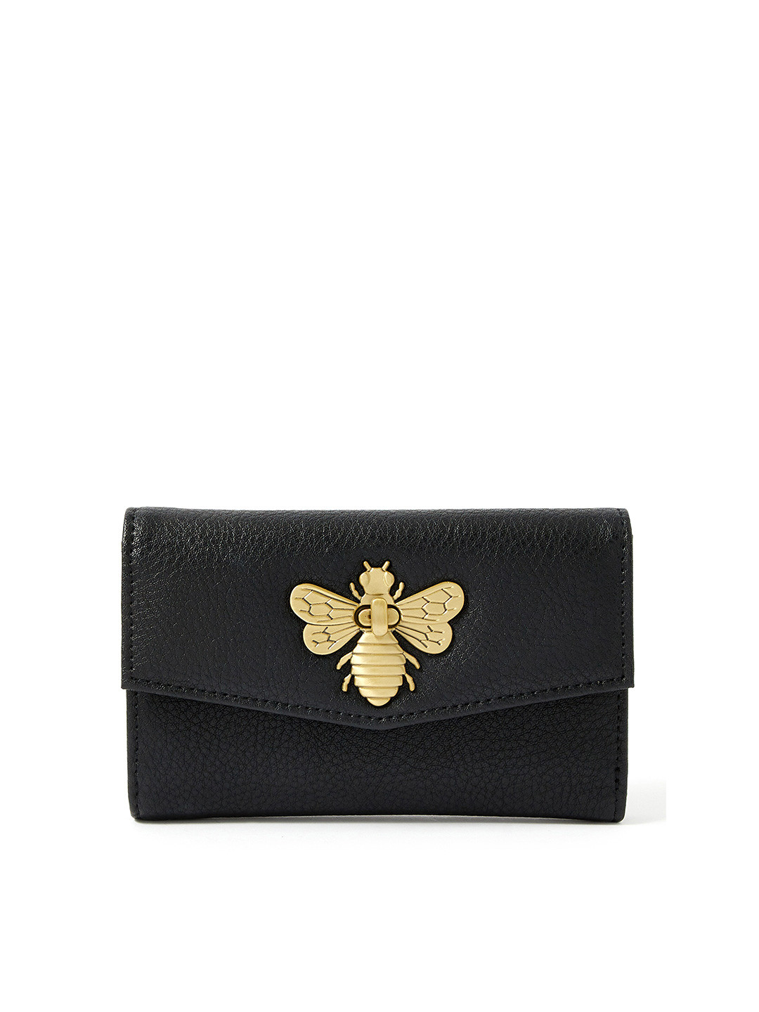 

Accessorize Women Black Faux Leather Black Britney Bee Wallet