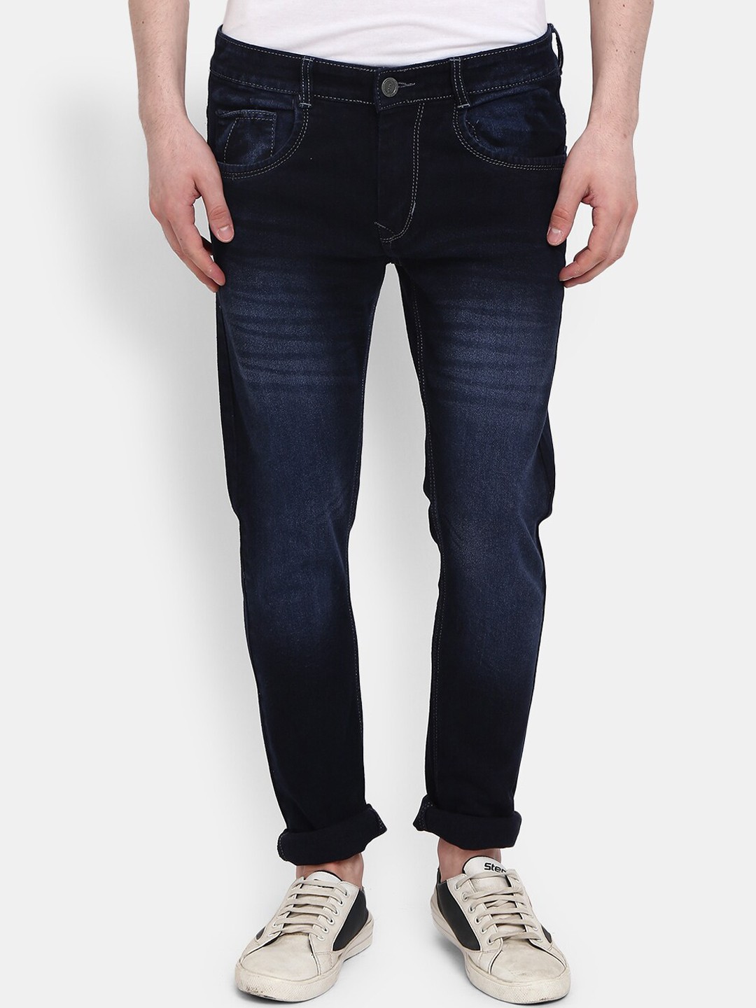 

V-Mart Men Blue Classic Slim Fit Light Fade Jeans