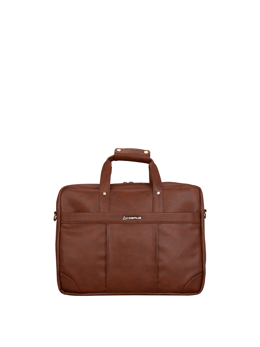 

COSMUS Unisex Brown PU Laptop Bag