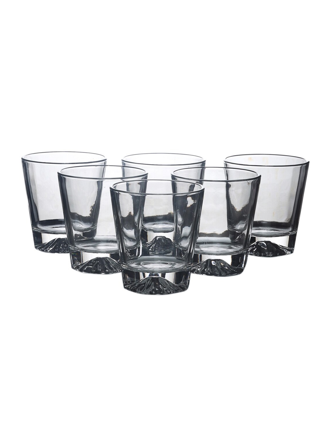 

ceradeco Set Of 6 Transparent Water Or Juice Glasses 265 ML each