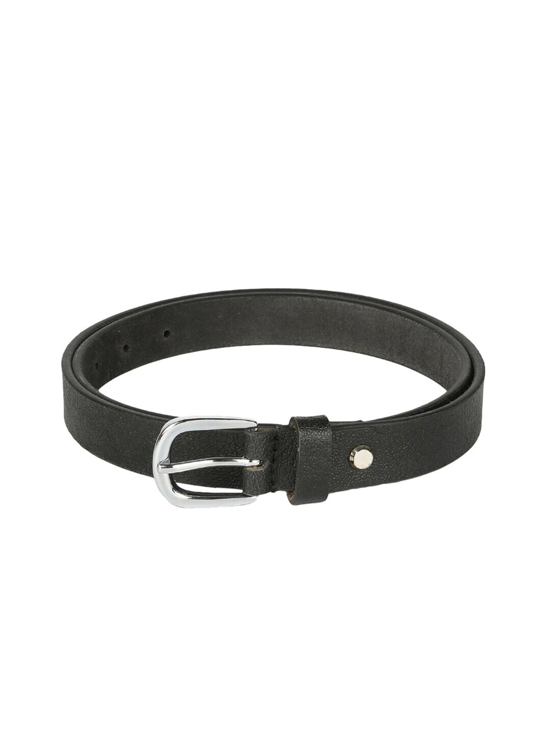 

WELBAWT Women Black Leather Belt