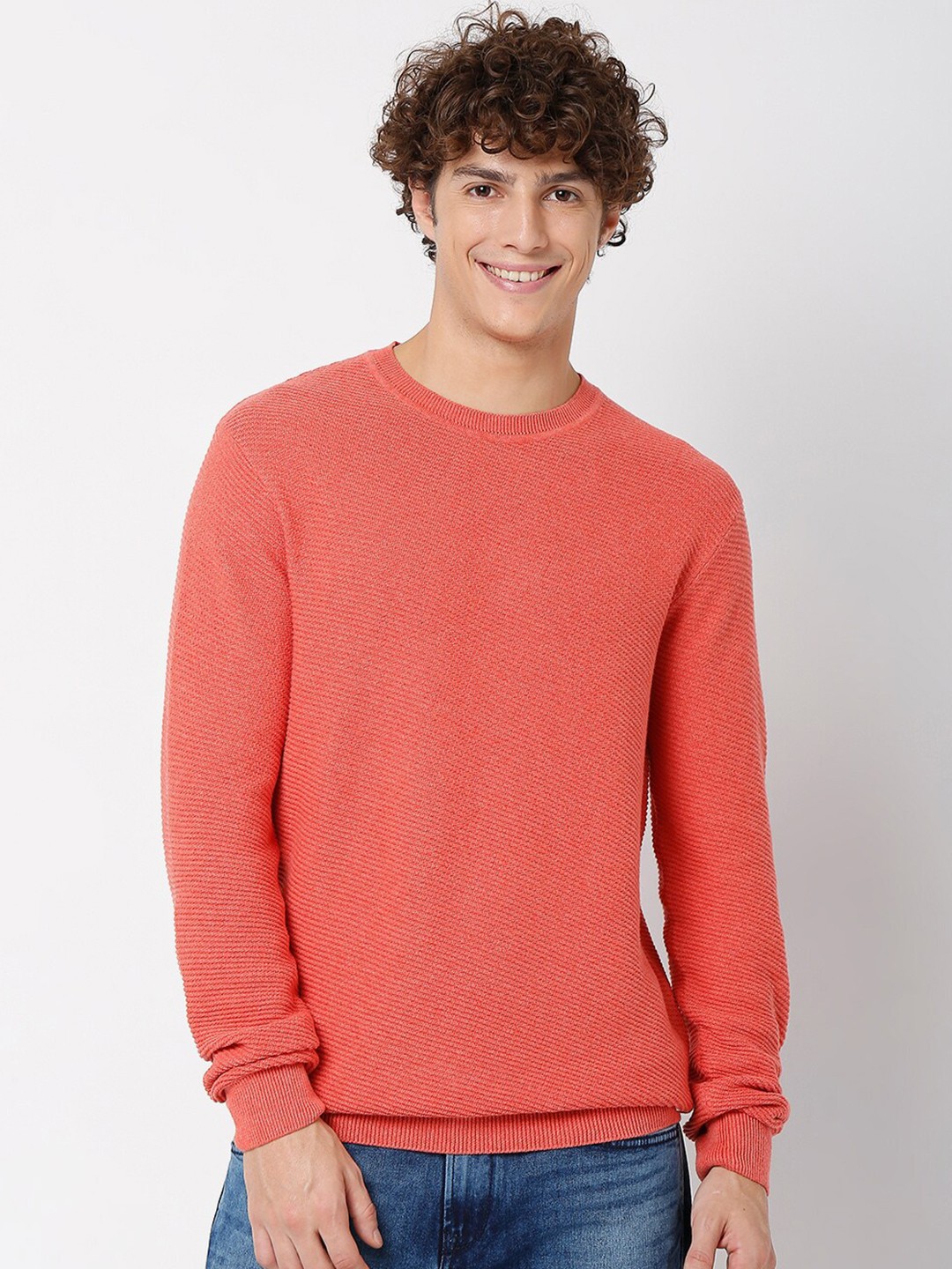 

Mufti Men Red Pullover