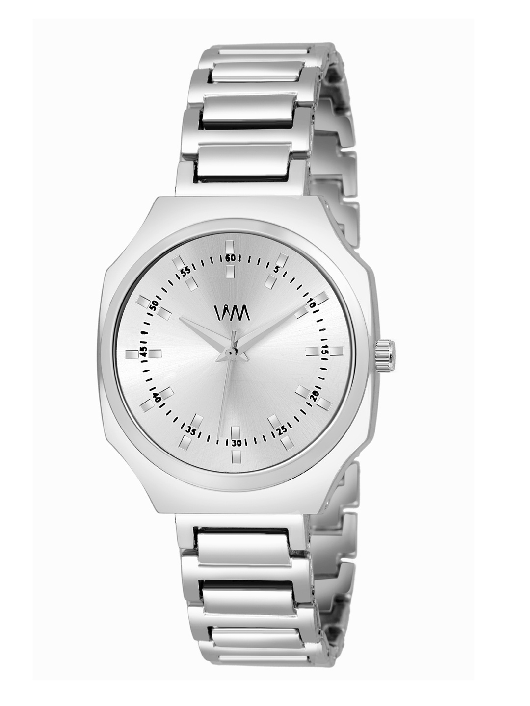 

TIMESMITH Women Silver-Toned Dial & Stainless Steel Bracelet Strap Analogue Watch WMAL-370