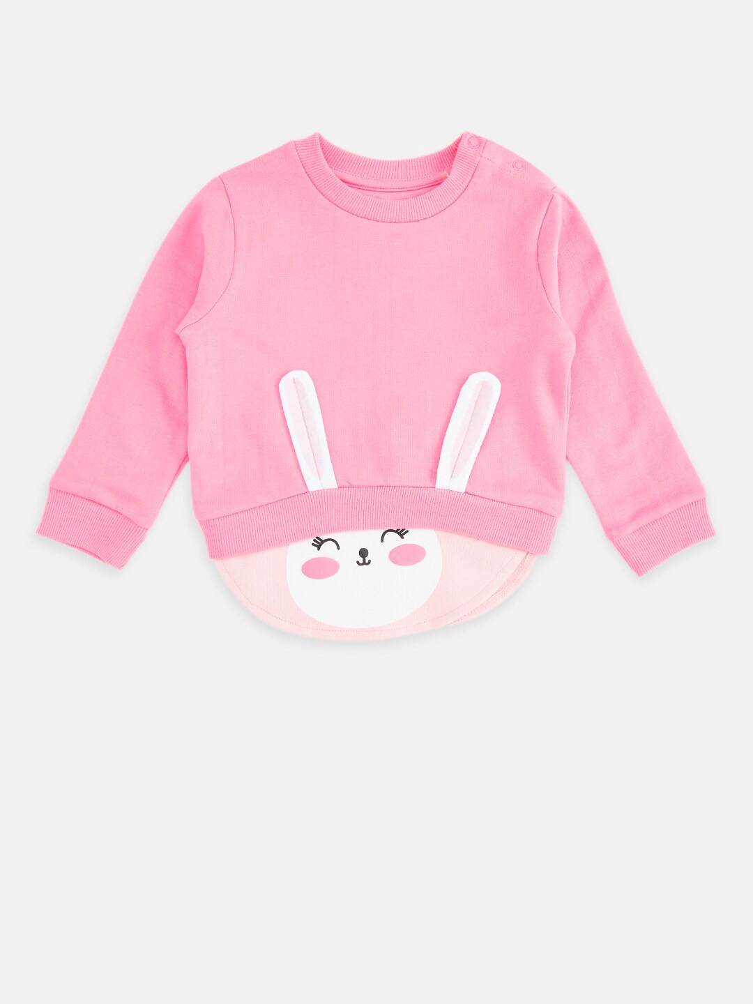

Pantaloons Baby Girls Pink Sweatshirt