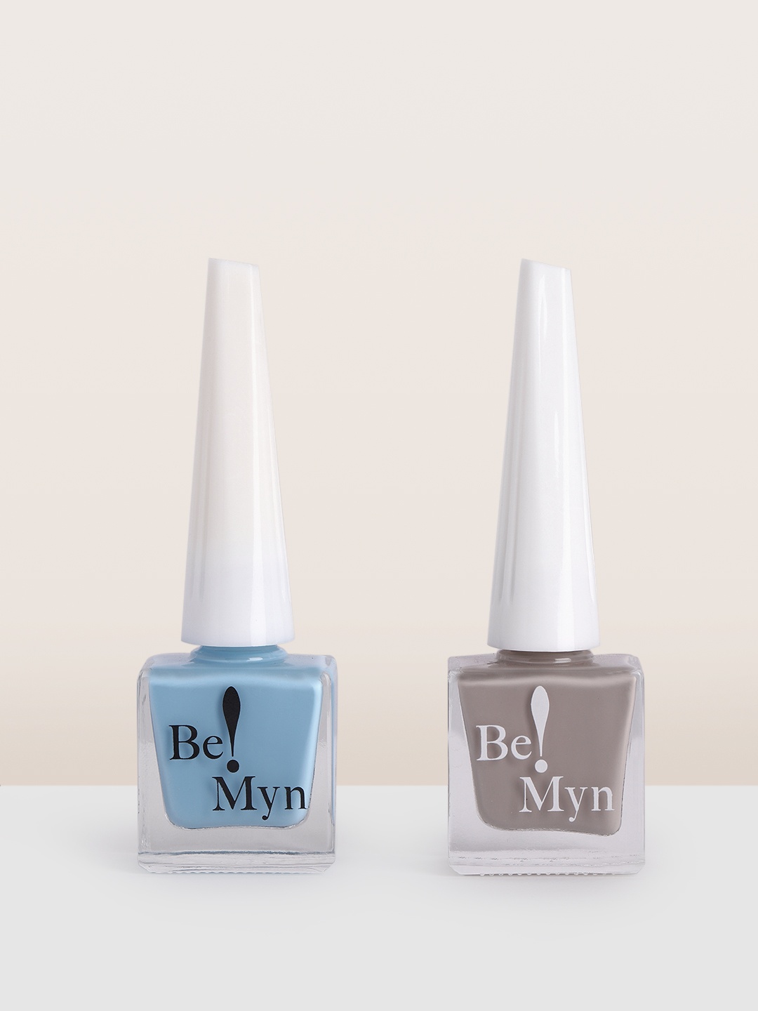 

Be!Myn Set of 2 Nail Lacquer 16ml - True Blue & Hey Grey