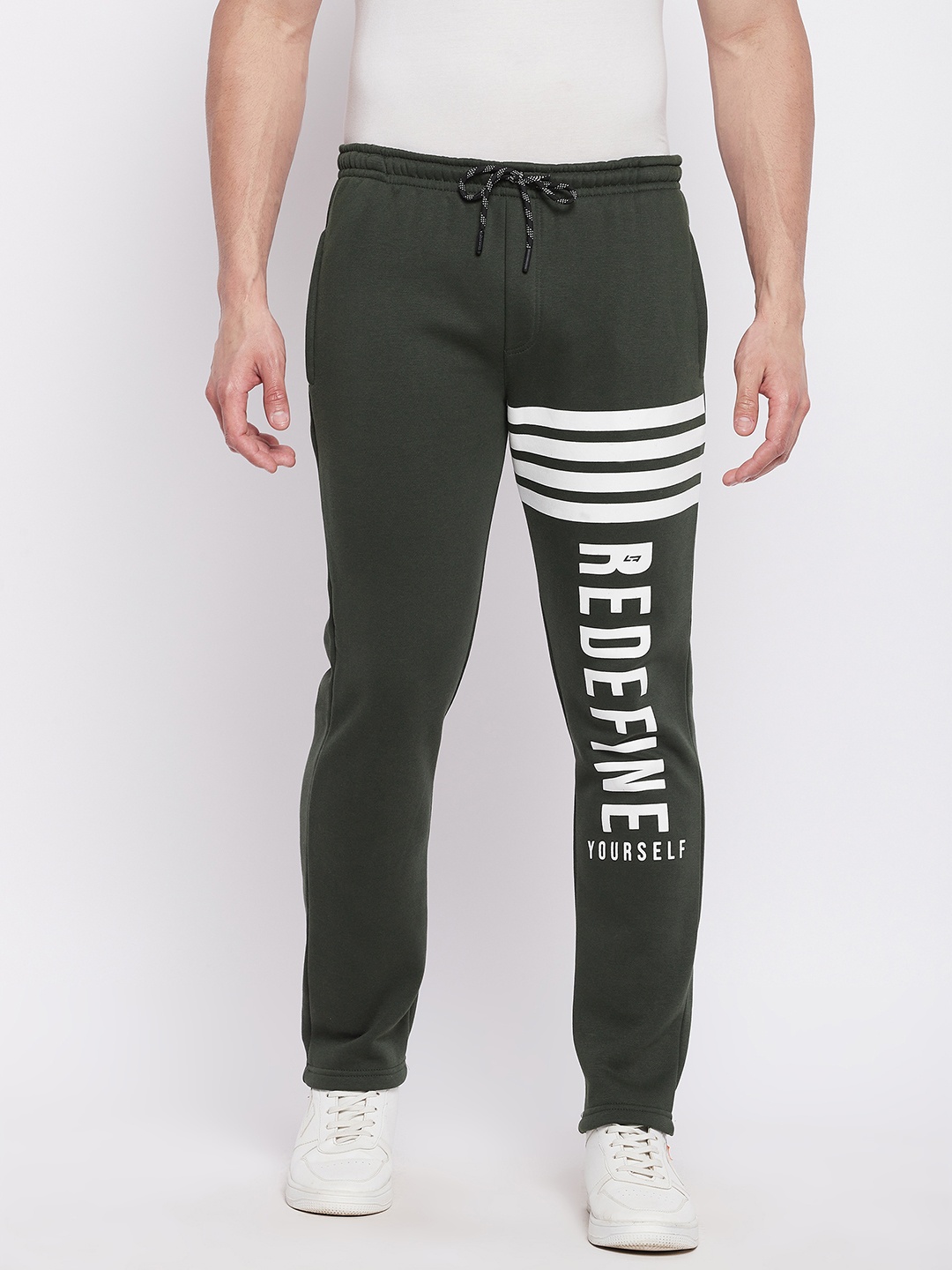 

NEVA Men Green Printed Lounge Pants